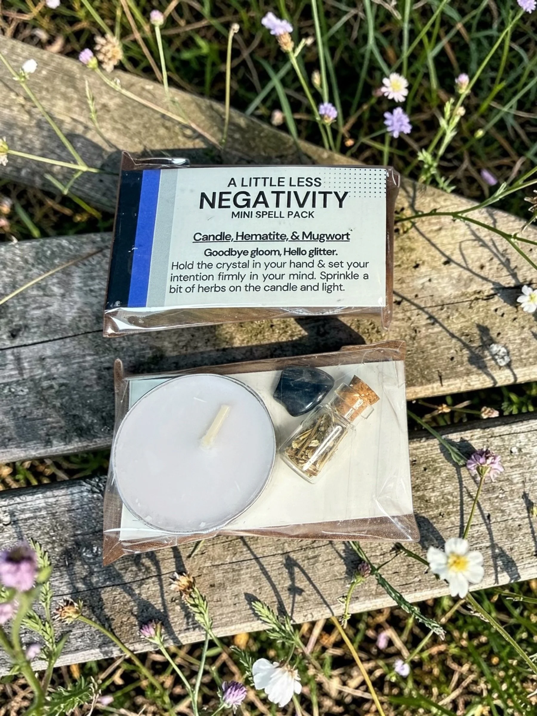 A Little Less Negativity — Mini Intention Spell Kit