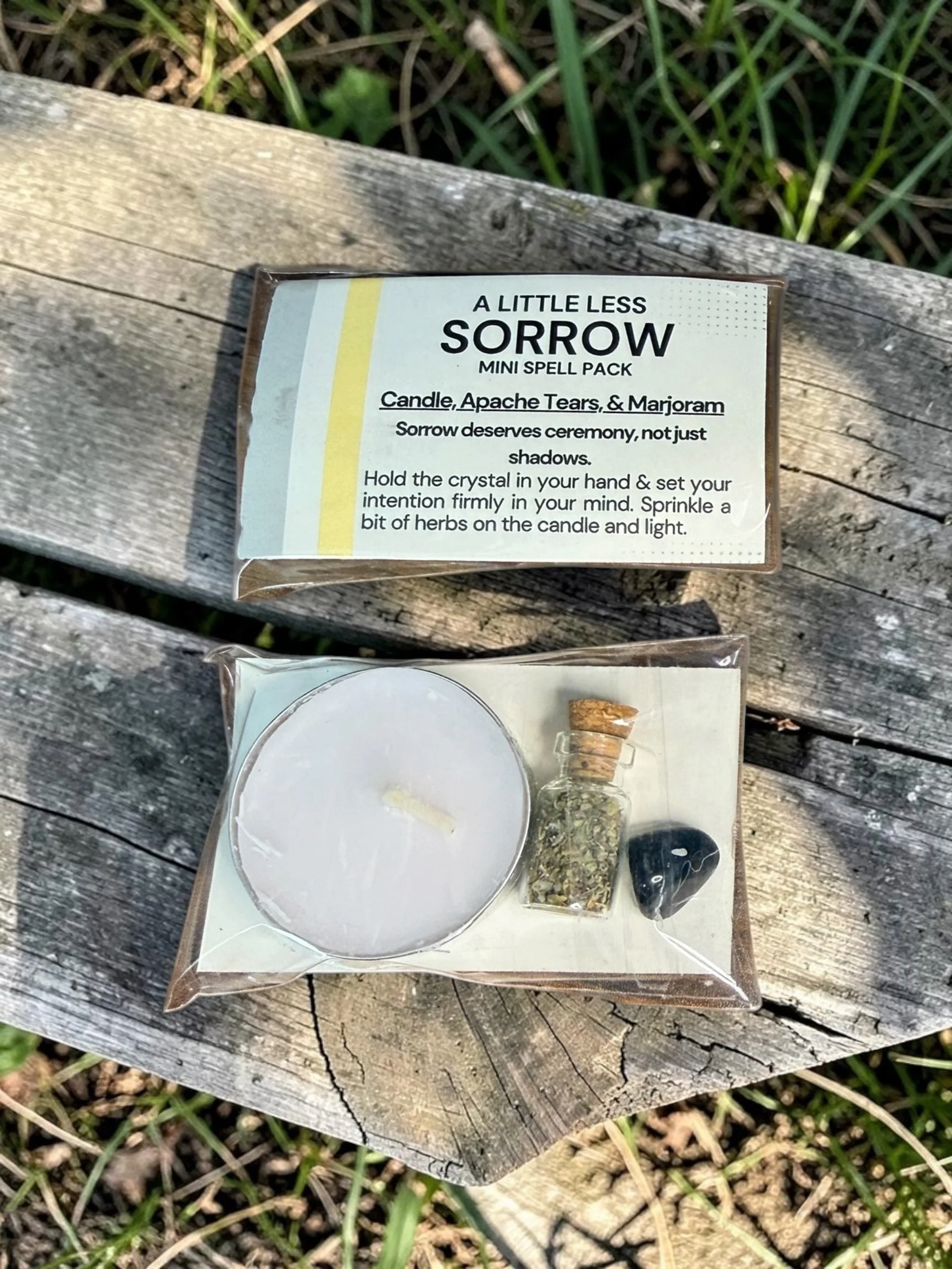 A Little Less Sorrow — Mini Intention Spell Kit