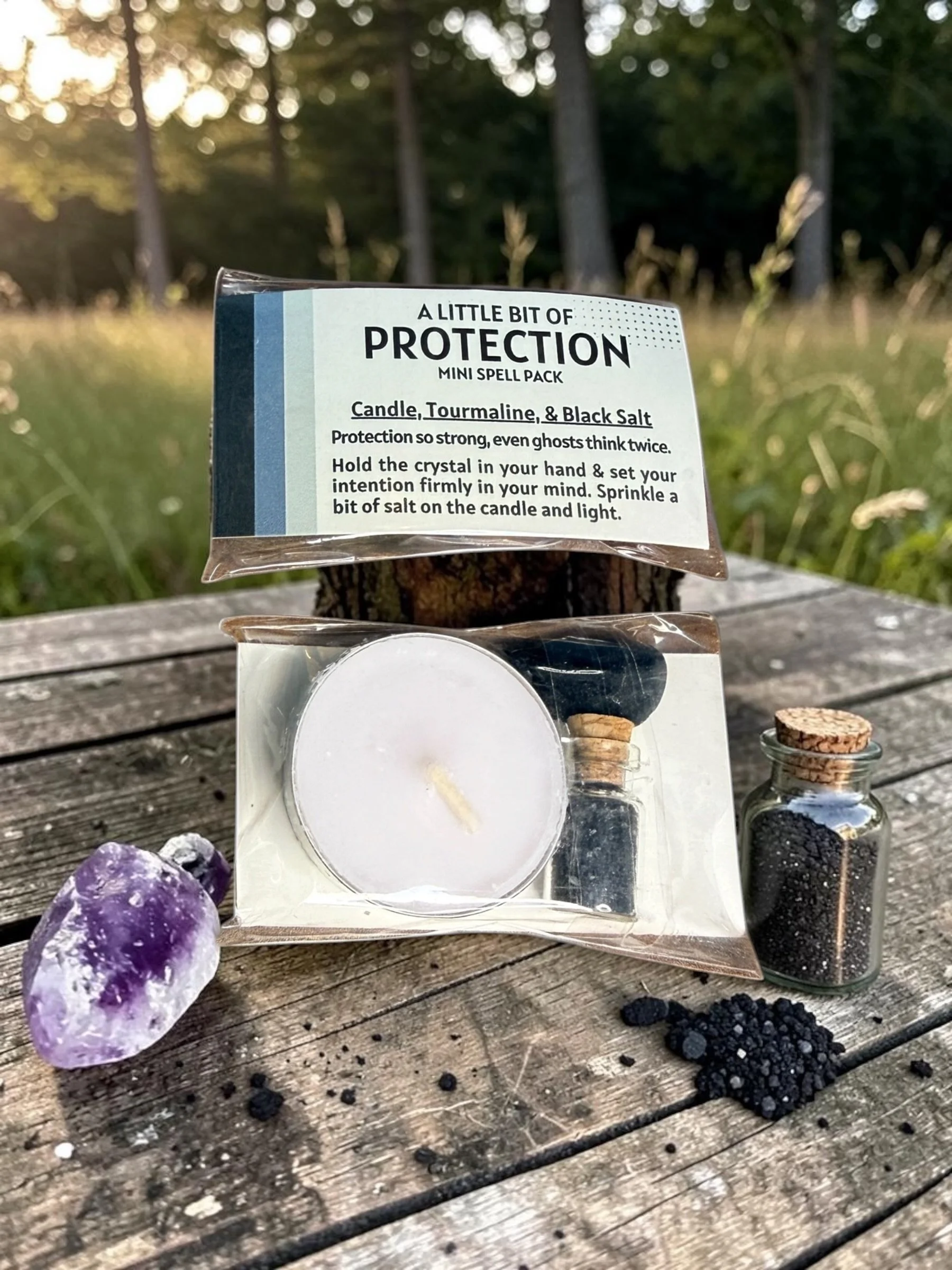 A Little More Protection — Mini Intention Spell Kit