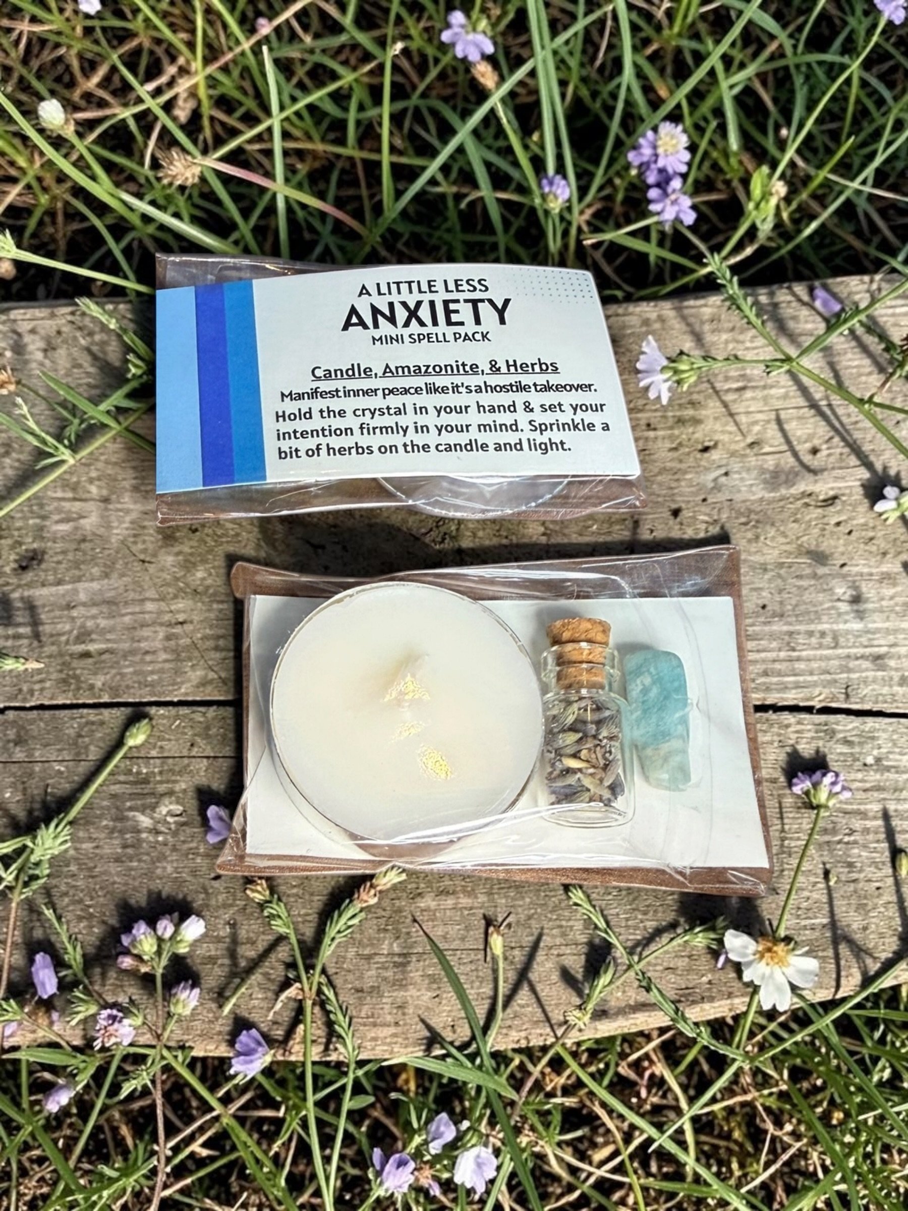 A Little Less Anxiety — Mini Intention Spell Kit