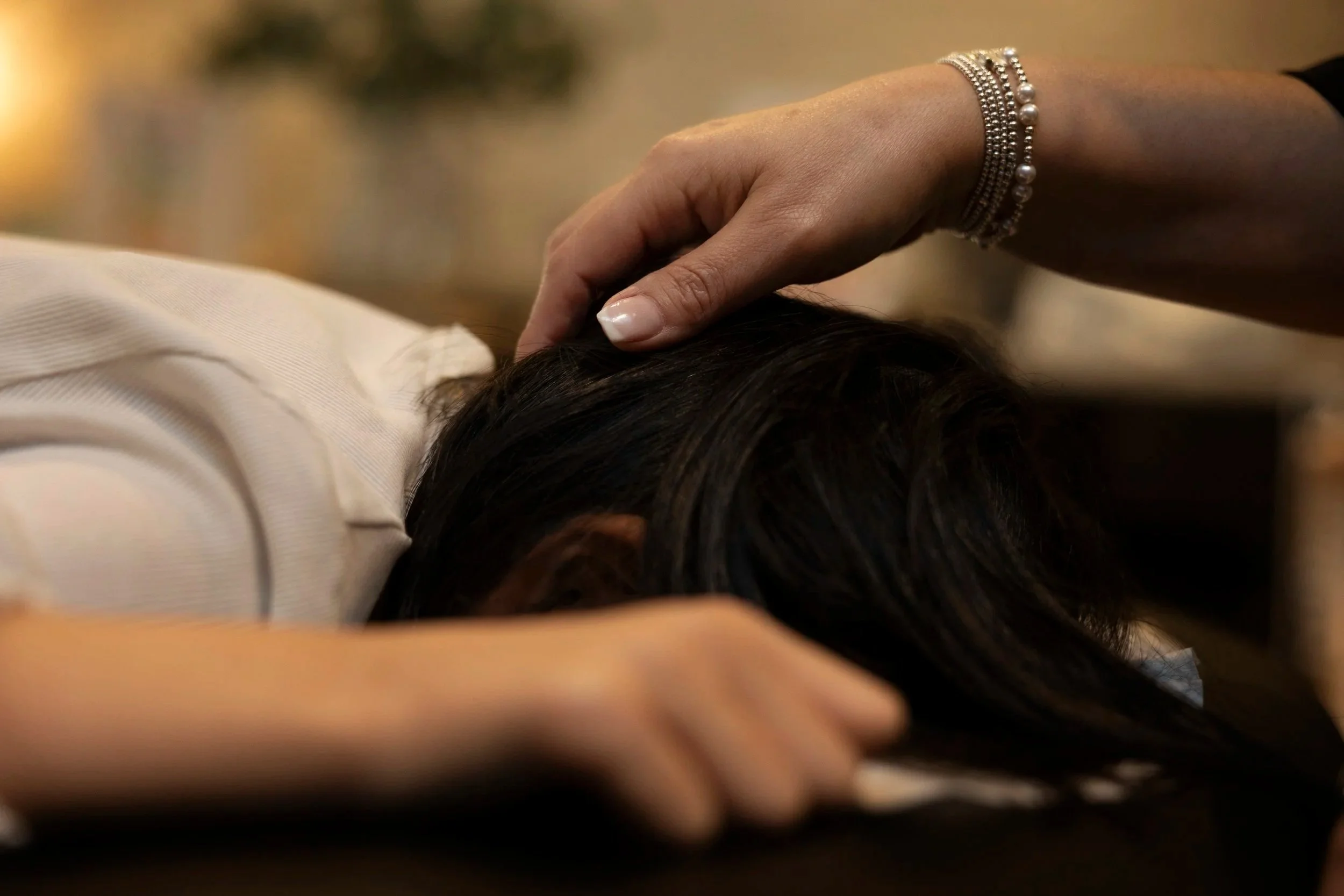 pinal Flow session helping the nervous system release stored stress at Pathwelle