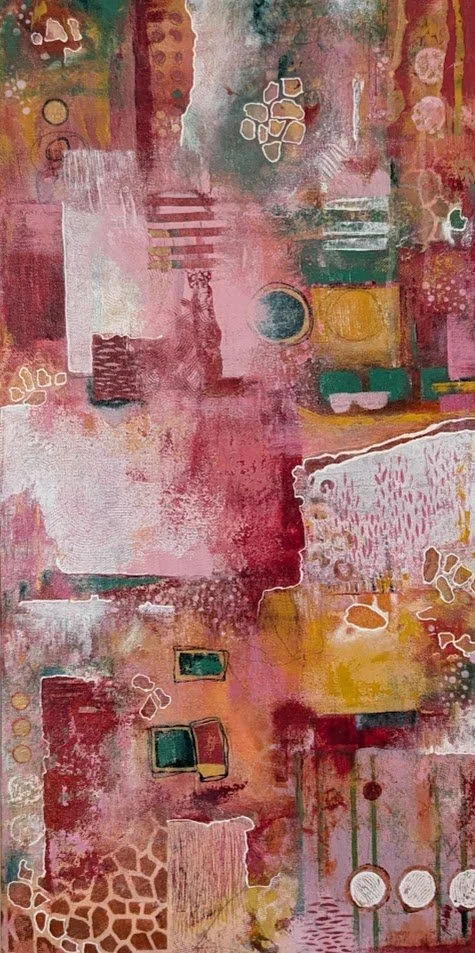 Rhubarb Rhapsody 30x15 $725