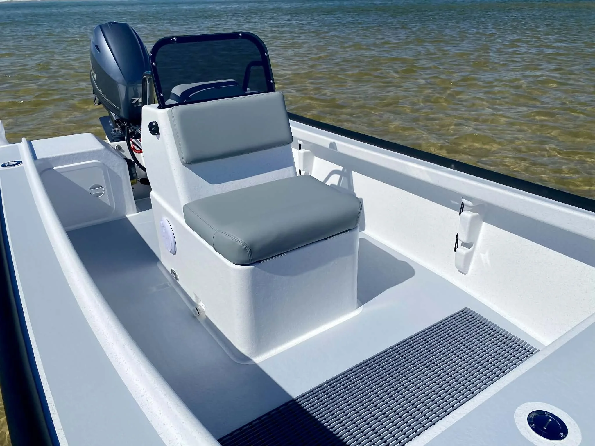 Semi-custom dory boat on the Noosa River