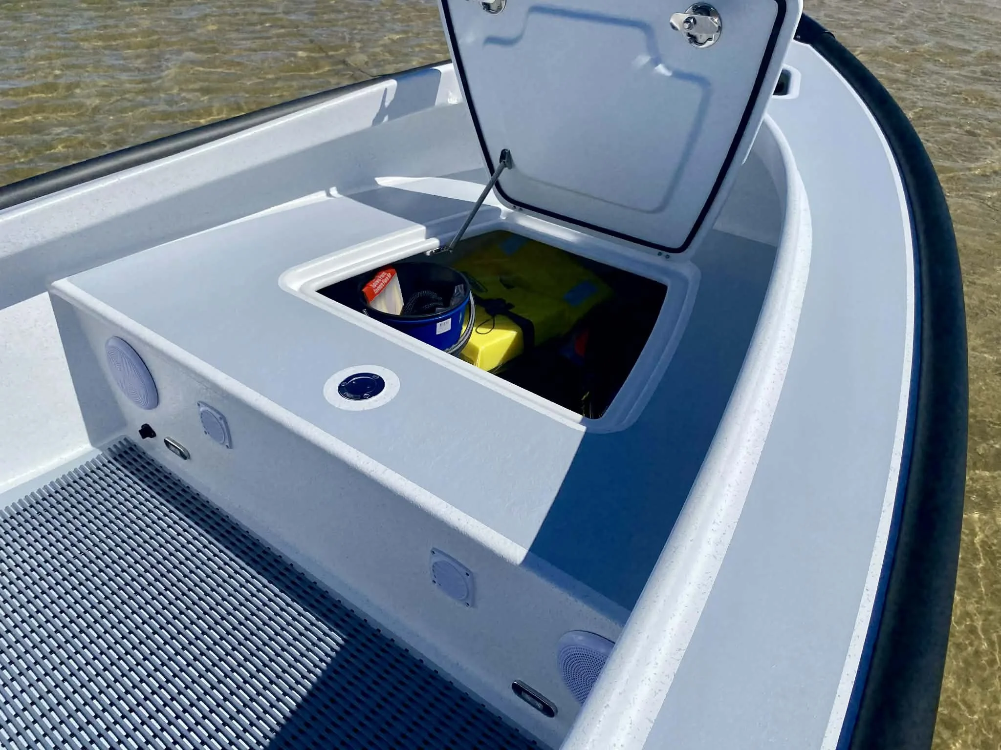 Semi-custom dory boat on the Noosa River