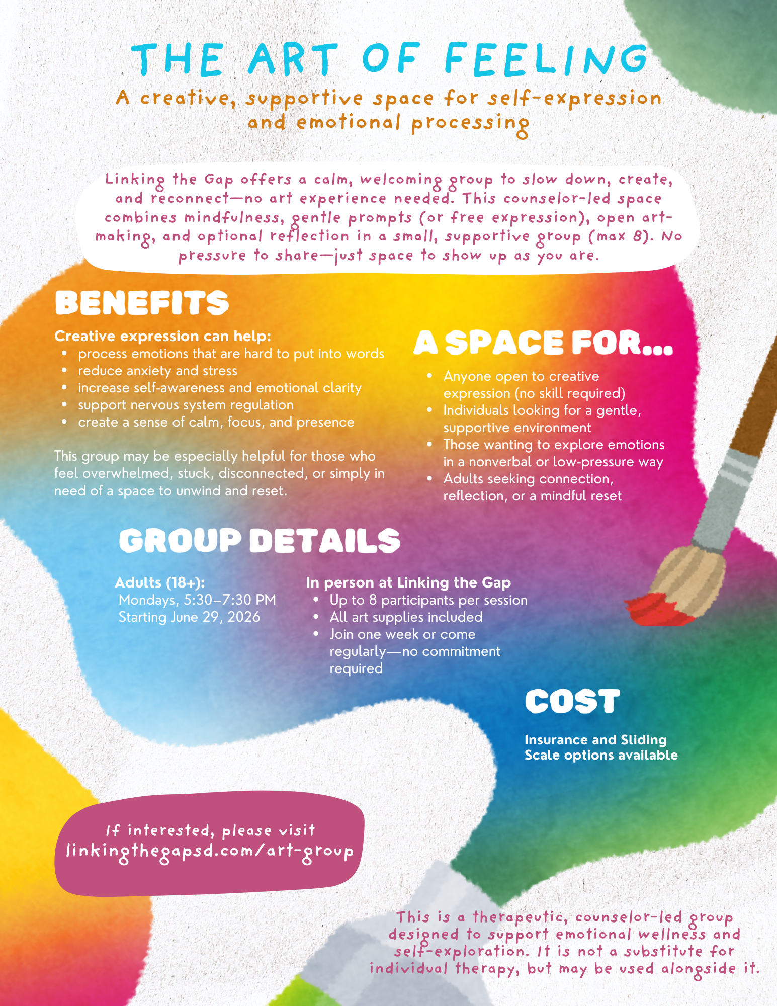 art therapy group Sioux Falls