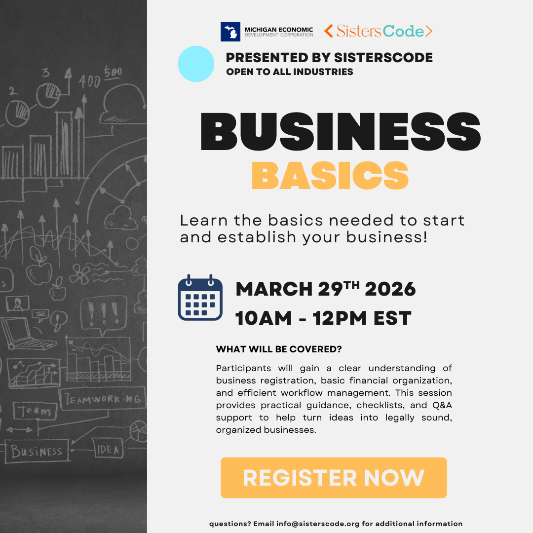 Sisters Code Presents: Business Basics