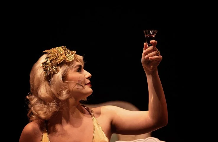 Kay Mostyn in "Murder on the Nile". Photo by Jessica Briggs photography