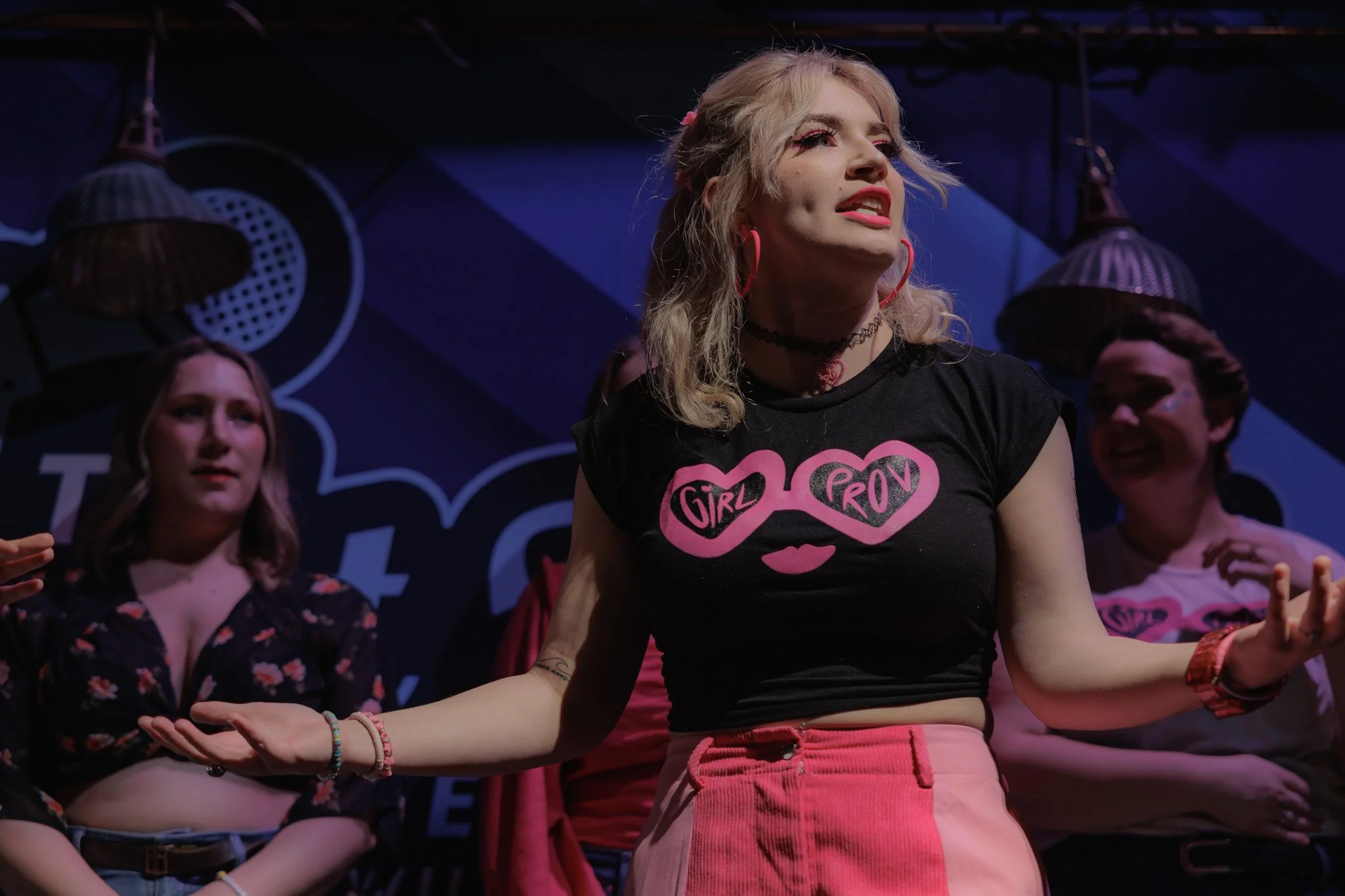 Improv comedy performance at The Last Word Comedy Festival. Photo by Donald Campbell