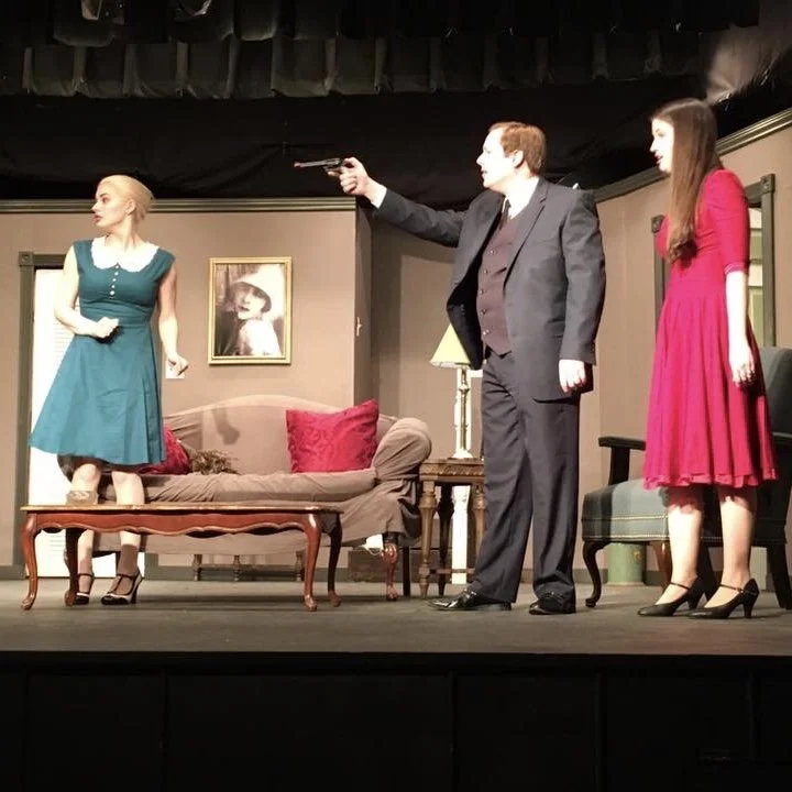 Susan in "The Murder Room". Photographer uncredited.