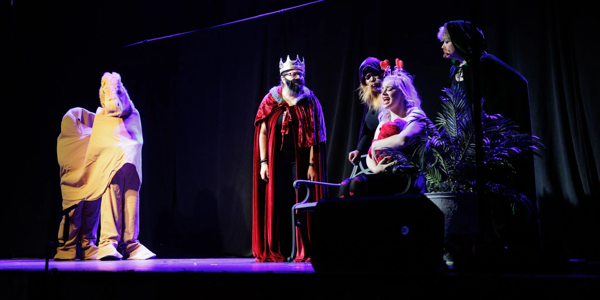 Sketch comedy performance in "Panties in a Twist". Photo by Donald Campbell