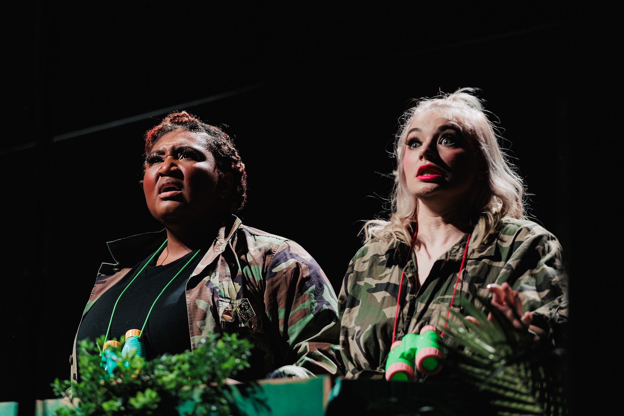 Sketch comedy performance in "Panties in a Twist". Photo by Donald Campbell