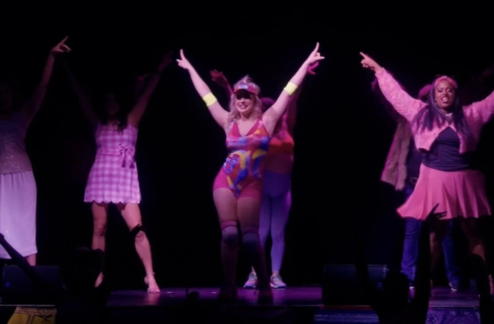 Sketch comedy performance in "Panties in a Twist". Photo by Travis James