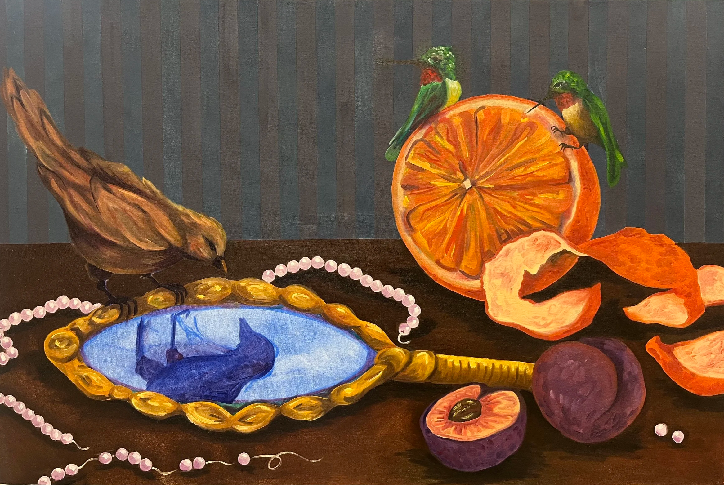 Self-Image, Oil on canvas, 2ftx3ft, 2025