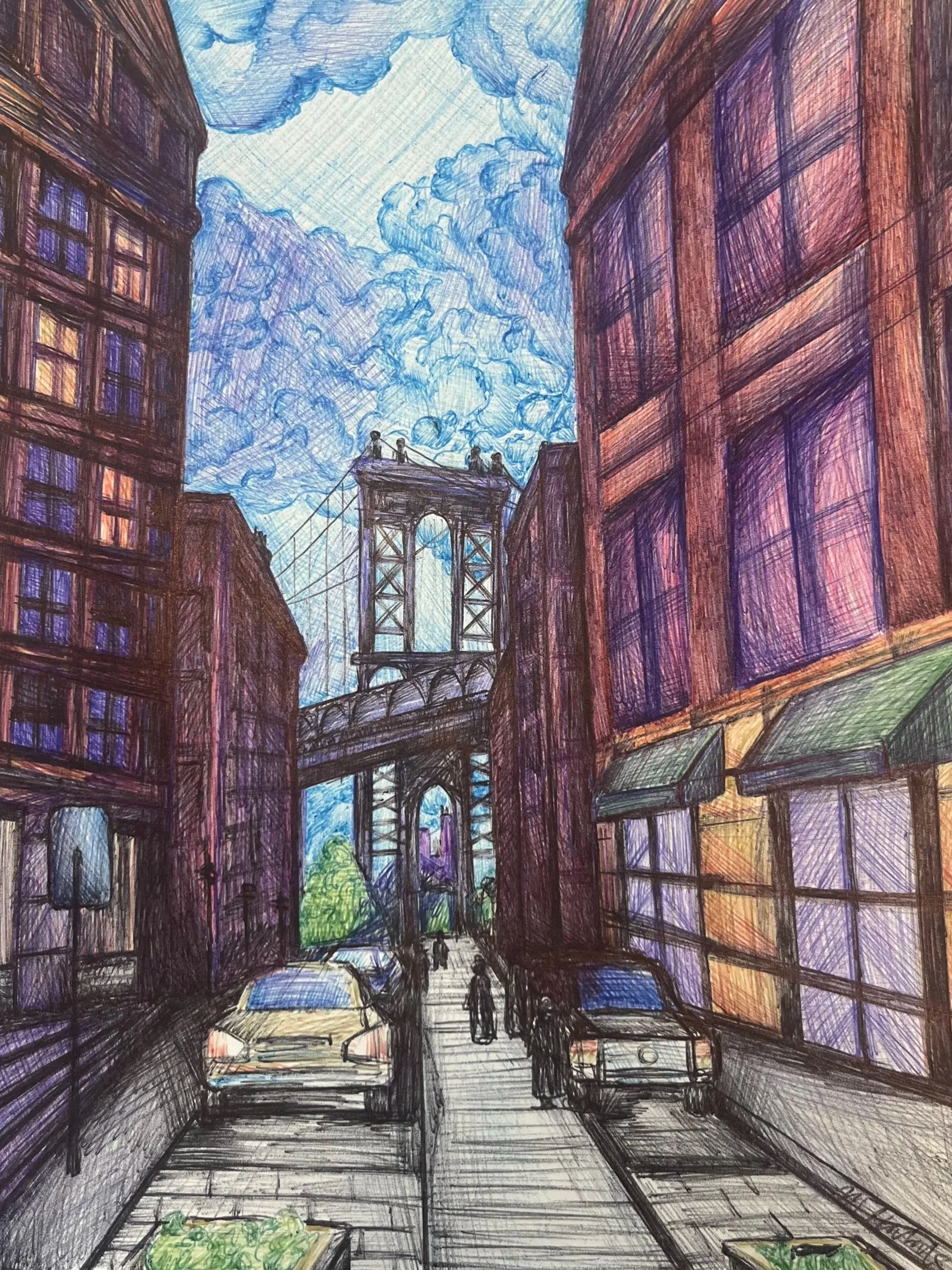 Dumbo, Ballpoint pen, 2024
