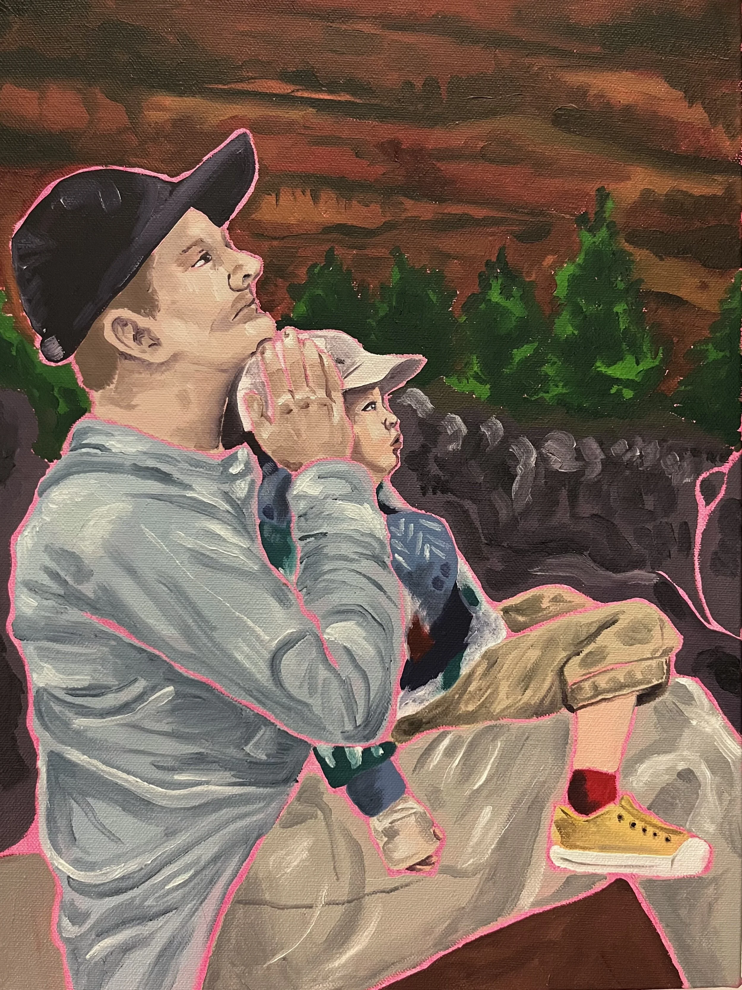 Protection, Oil on canvas, 16inx20in, 2025