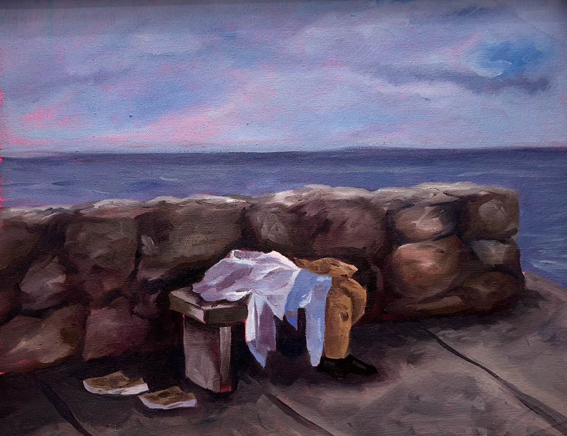Study from Ireland, 16inx18in, 2025