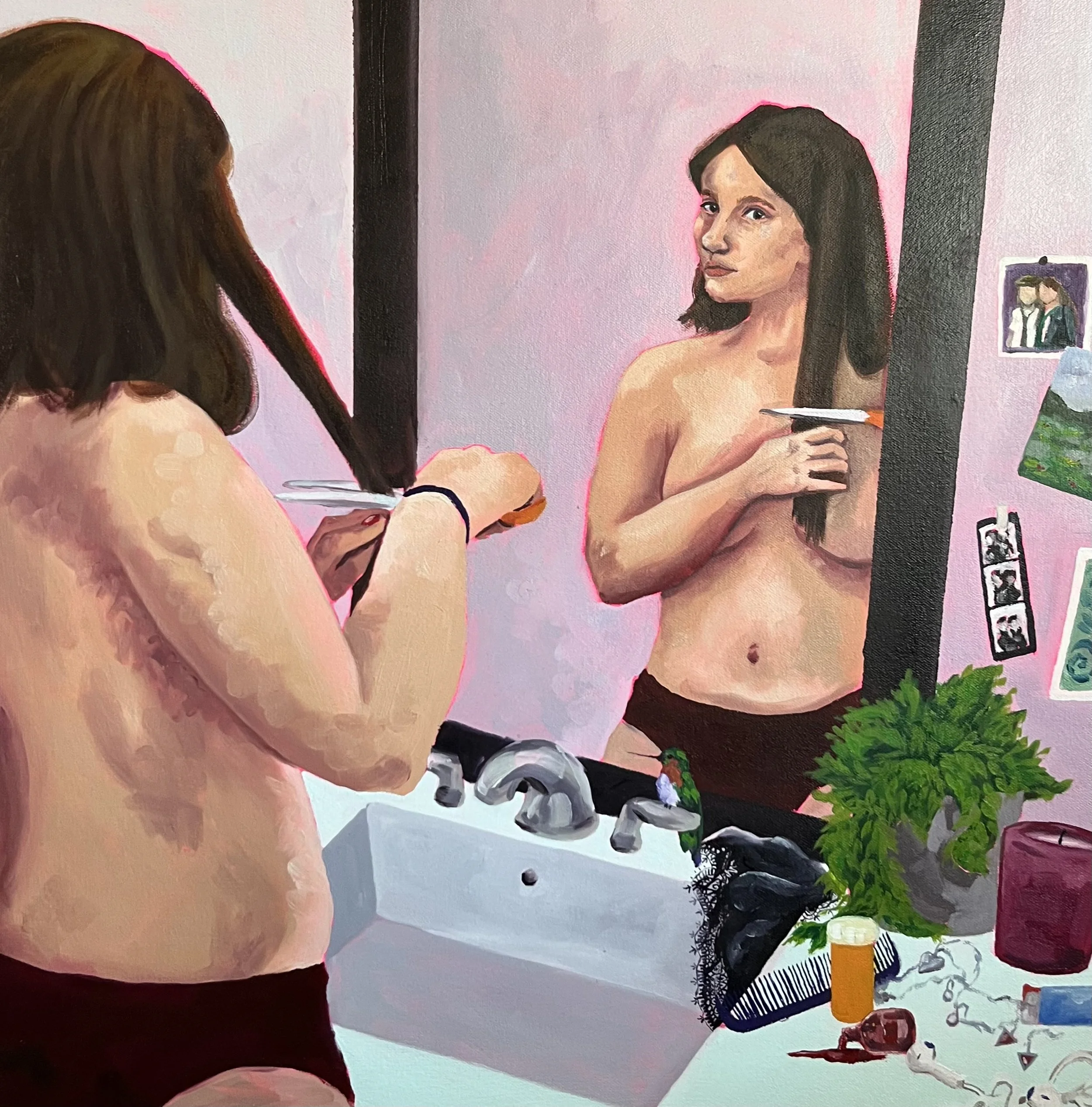 The Change, Oil on canvas, 20inx20in, 2025