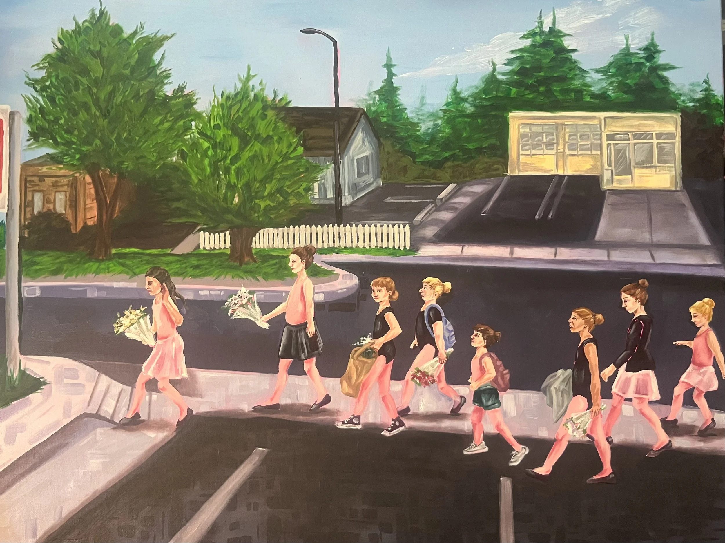 The Dancers, Oil on canvas, 2ftx3ft, 2025