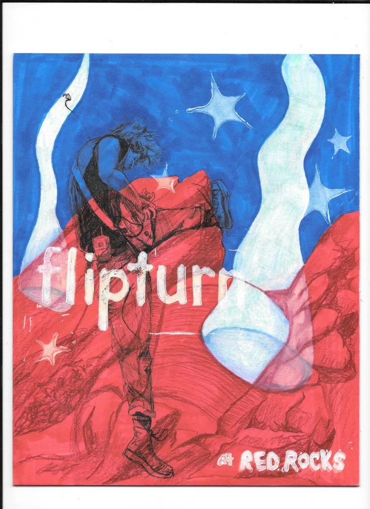 Poster Series 2, Colored pencil, pen, marker, stamp, 2024