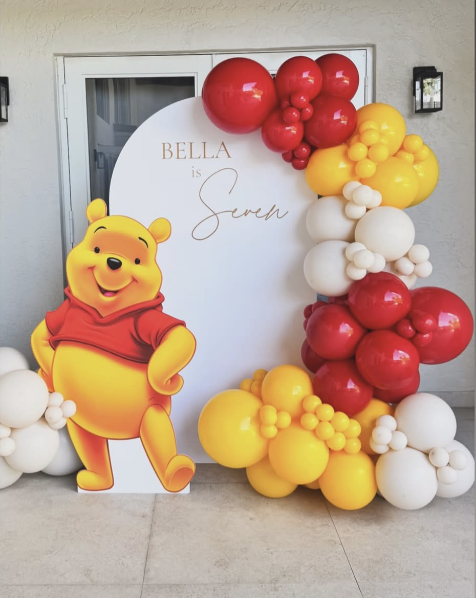 Backdrop, cutout, garland setup-starting at $250