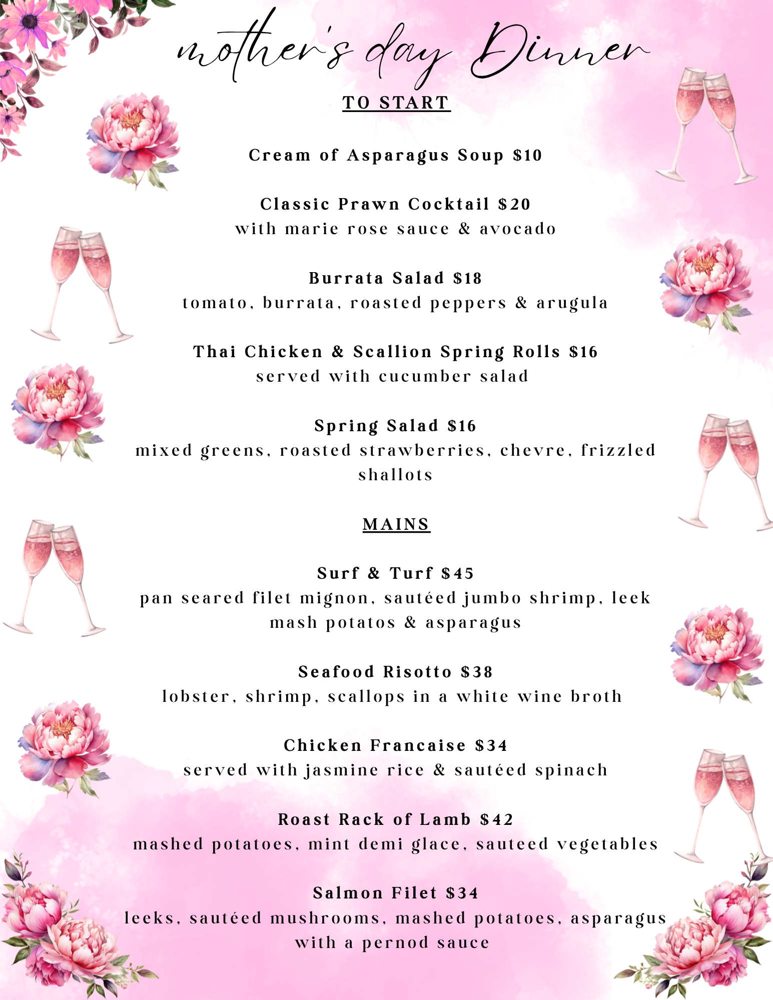 Mother's Day Dinner