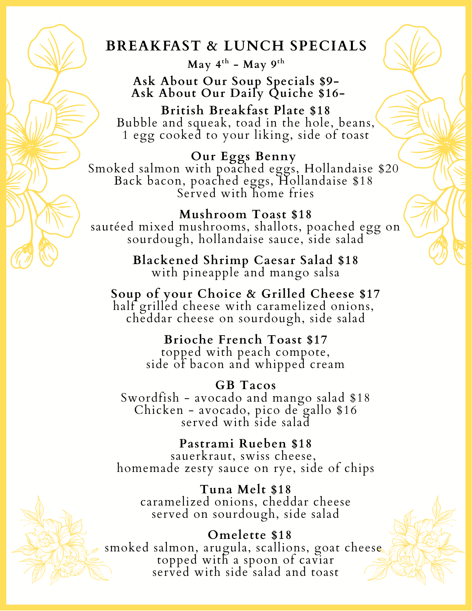 Westport Breakfast & Lunch
