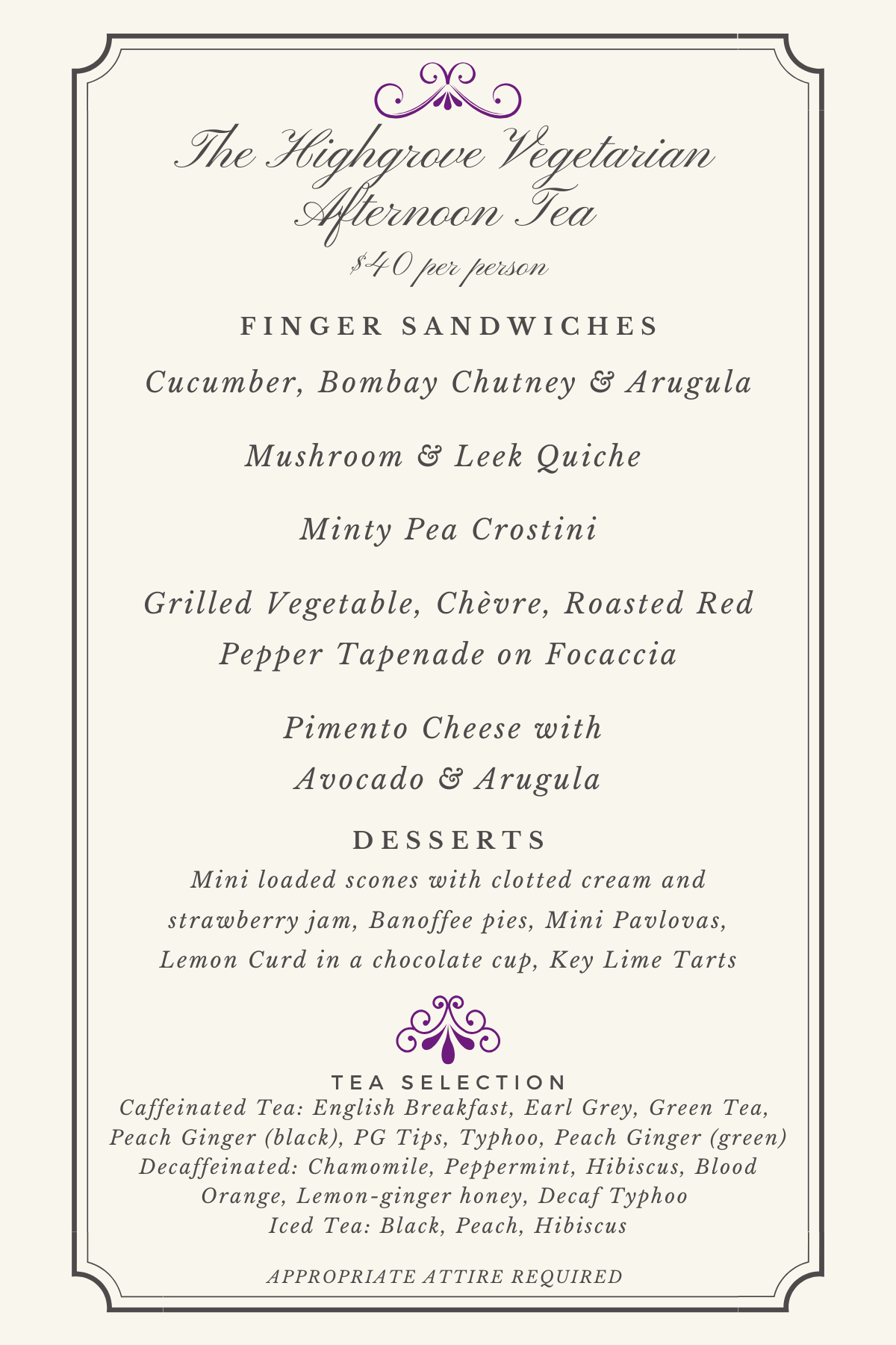 Highgrove Vegetarian Tea 62326.png