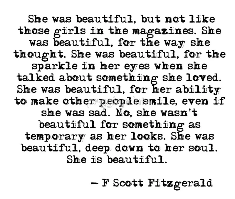 She was beautiful