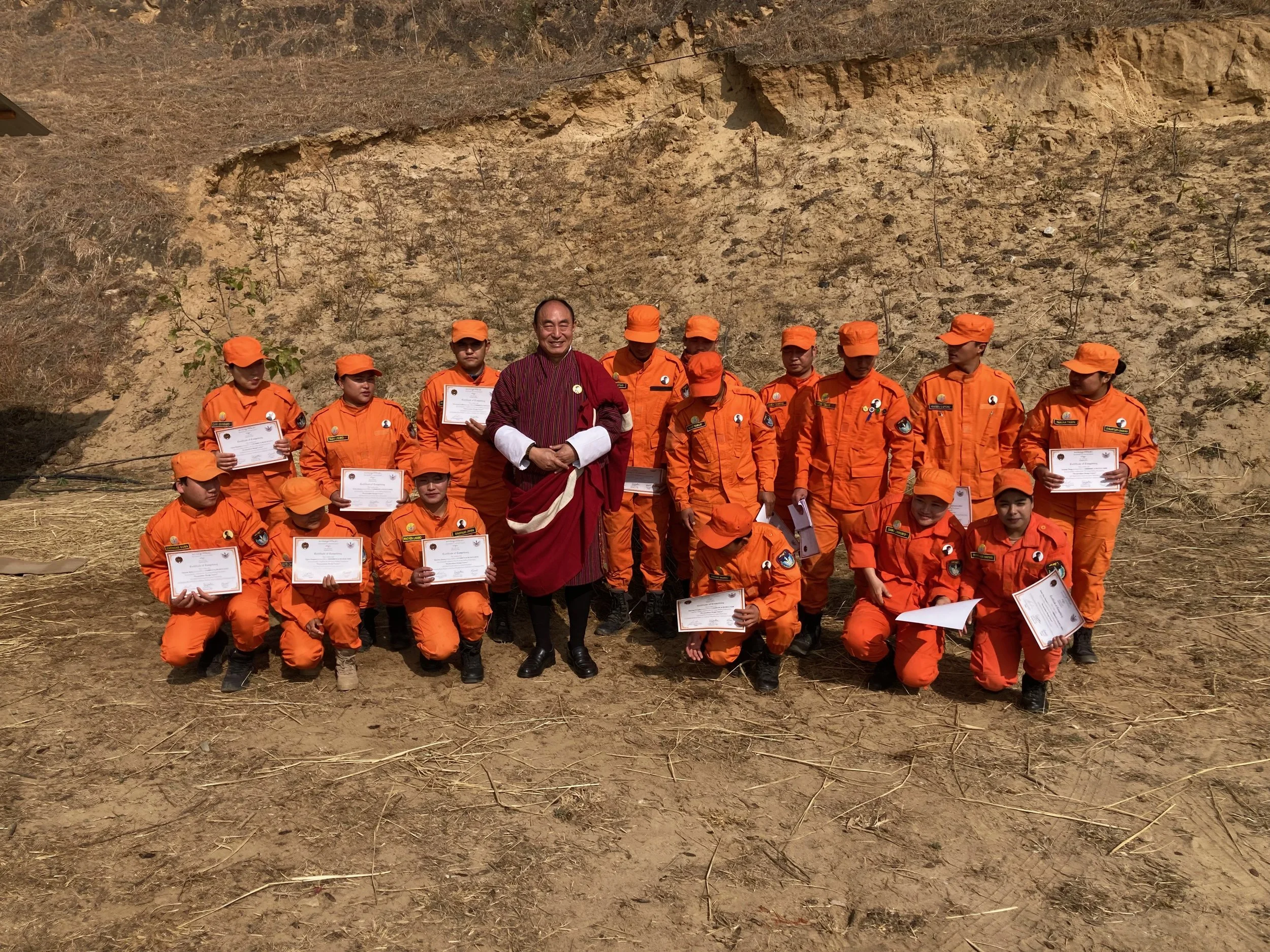PDC training for resort staff at Soneva Fushi, Maldives, delivered by Mark Garrett.