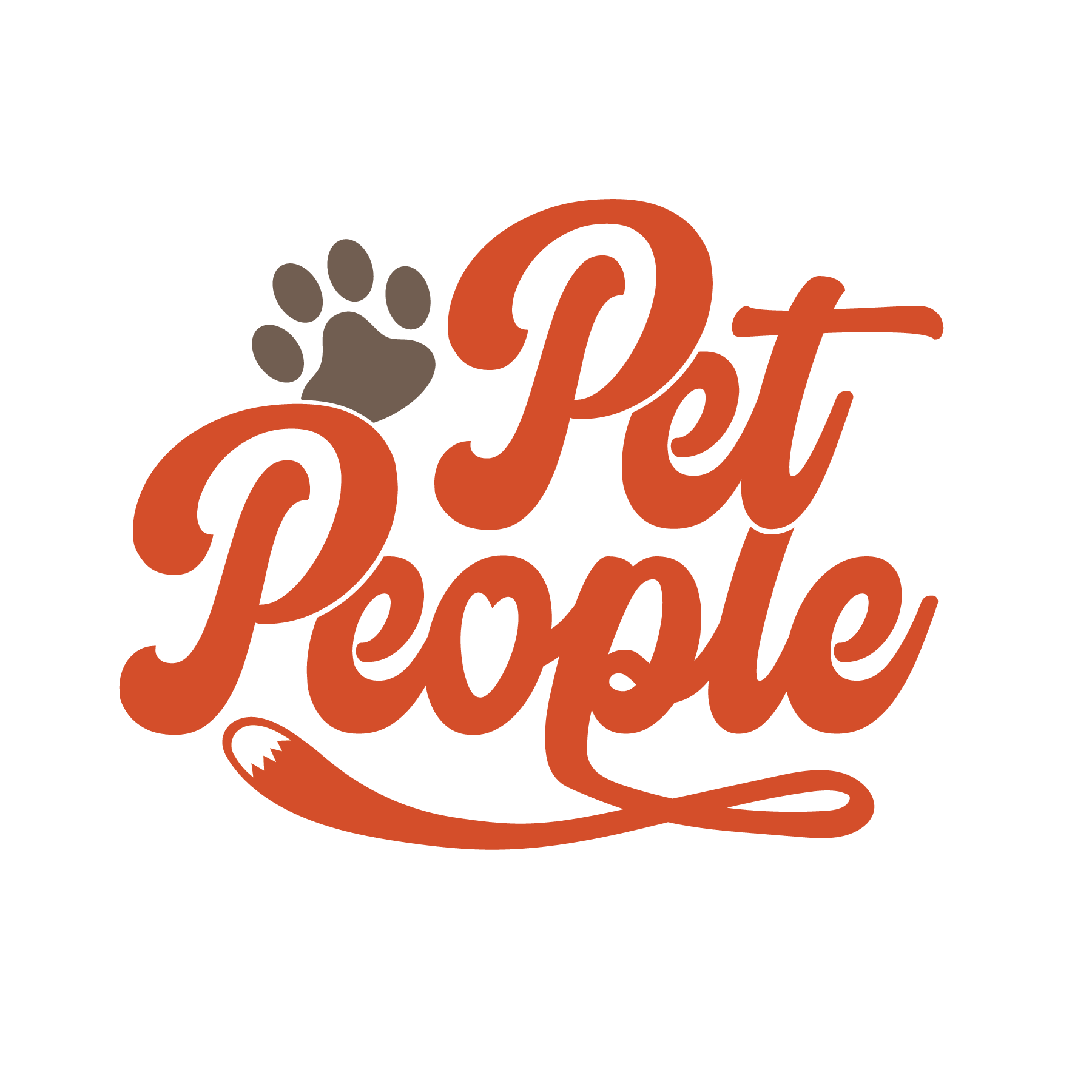 Logo design with stylized text for pet supply company  |  Graphic design logo development  |  Hanford, CA