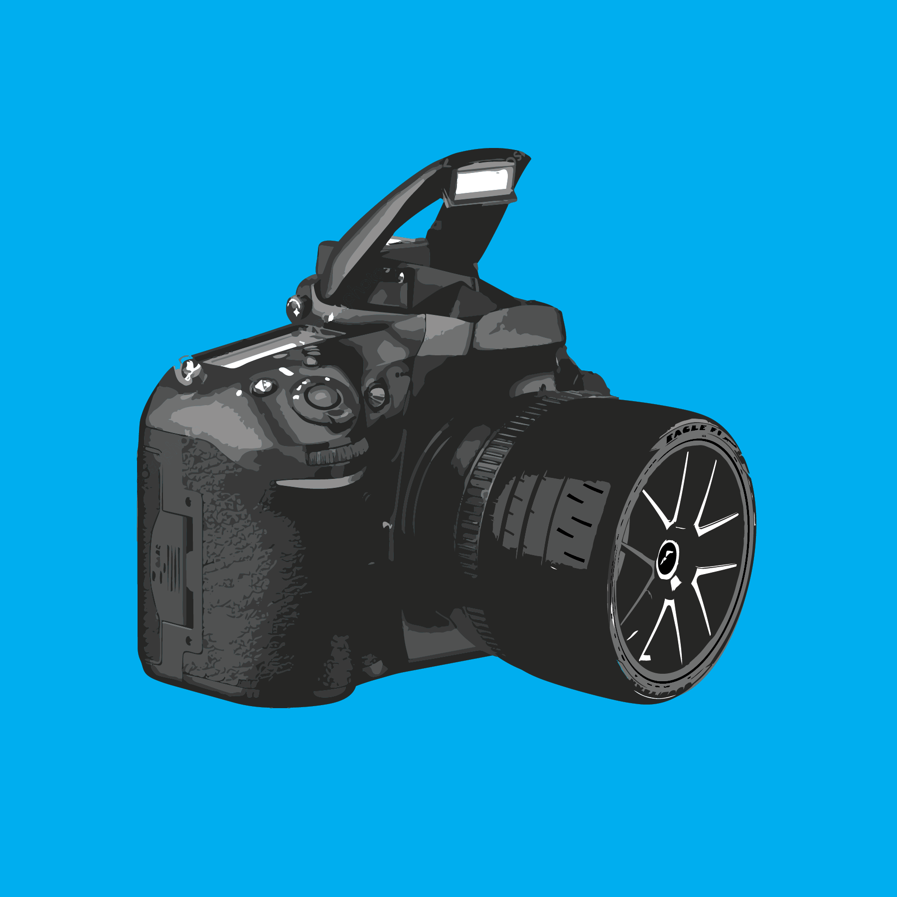 image creation for automobile photography photographer blue background