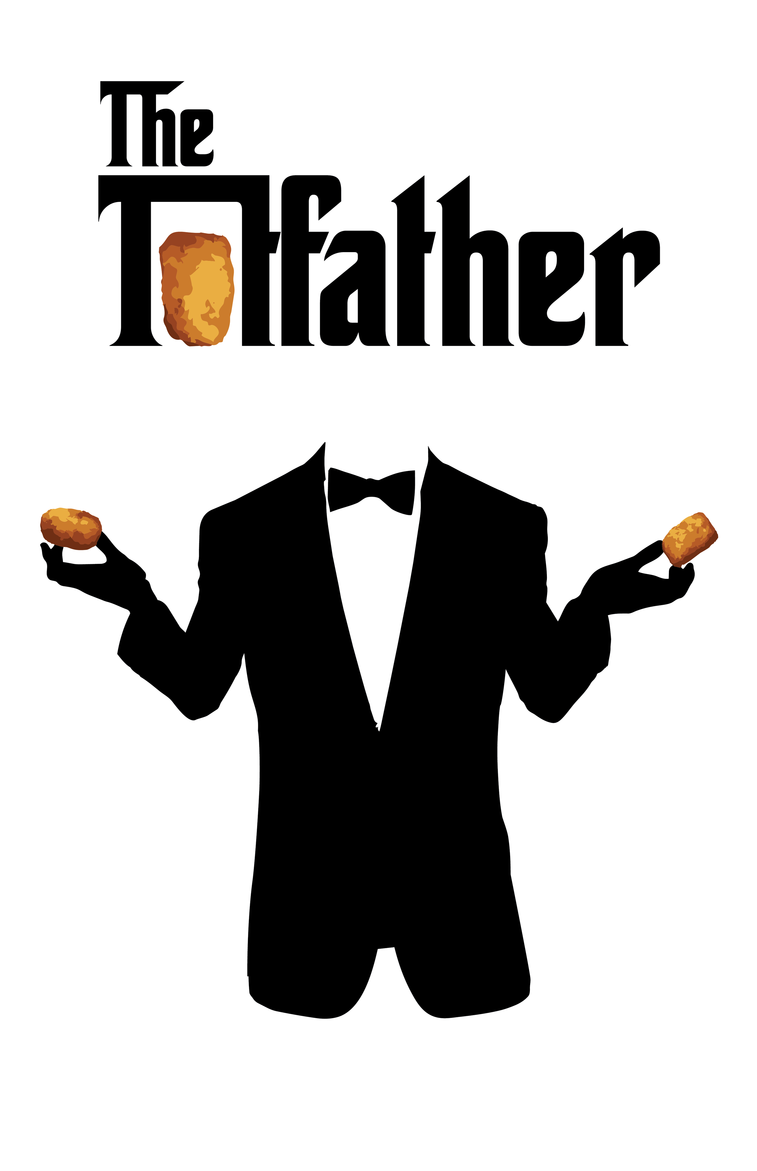 vector image creation tater tot provider funny shirt image inside joke digital file asset