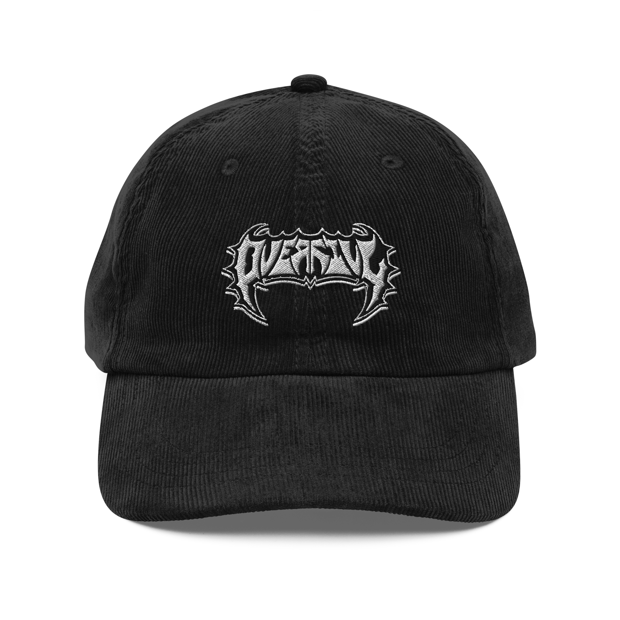 LOGO 01 CORDUROY CAP // VOID BLACK
