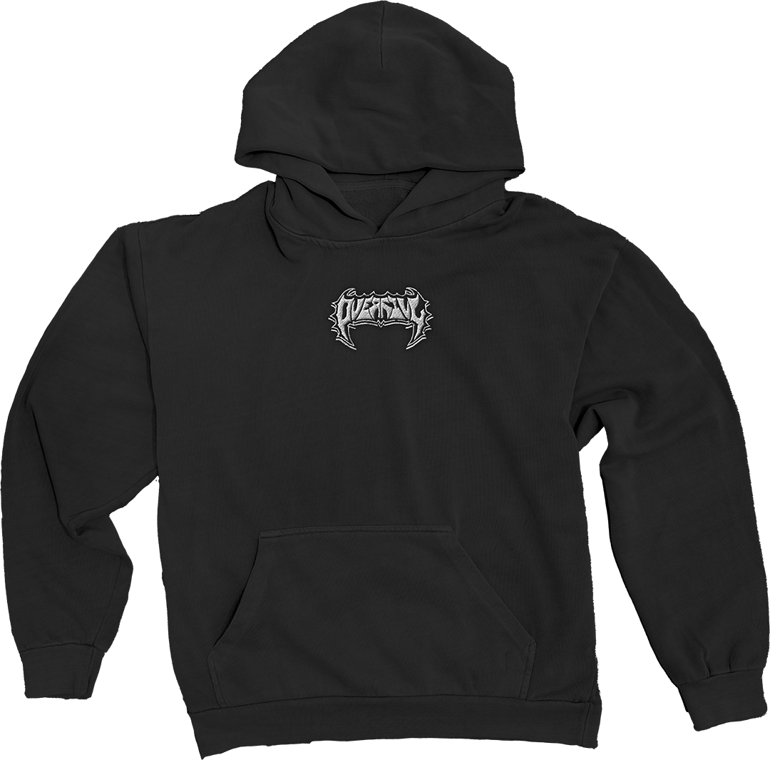 LOGO 01 OVERSIZED HEAVYWEIGHT HOODIE // VOID BLACK