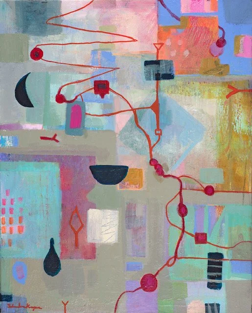 Connections. 20 x 16 inches. Oil on canvas.