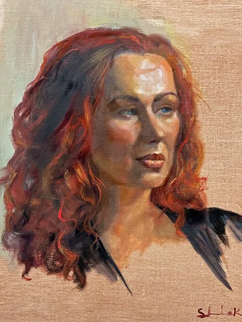 Natalya. 30 x 24 inches. Oil on linen panel.