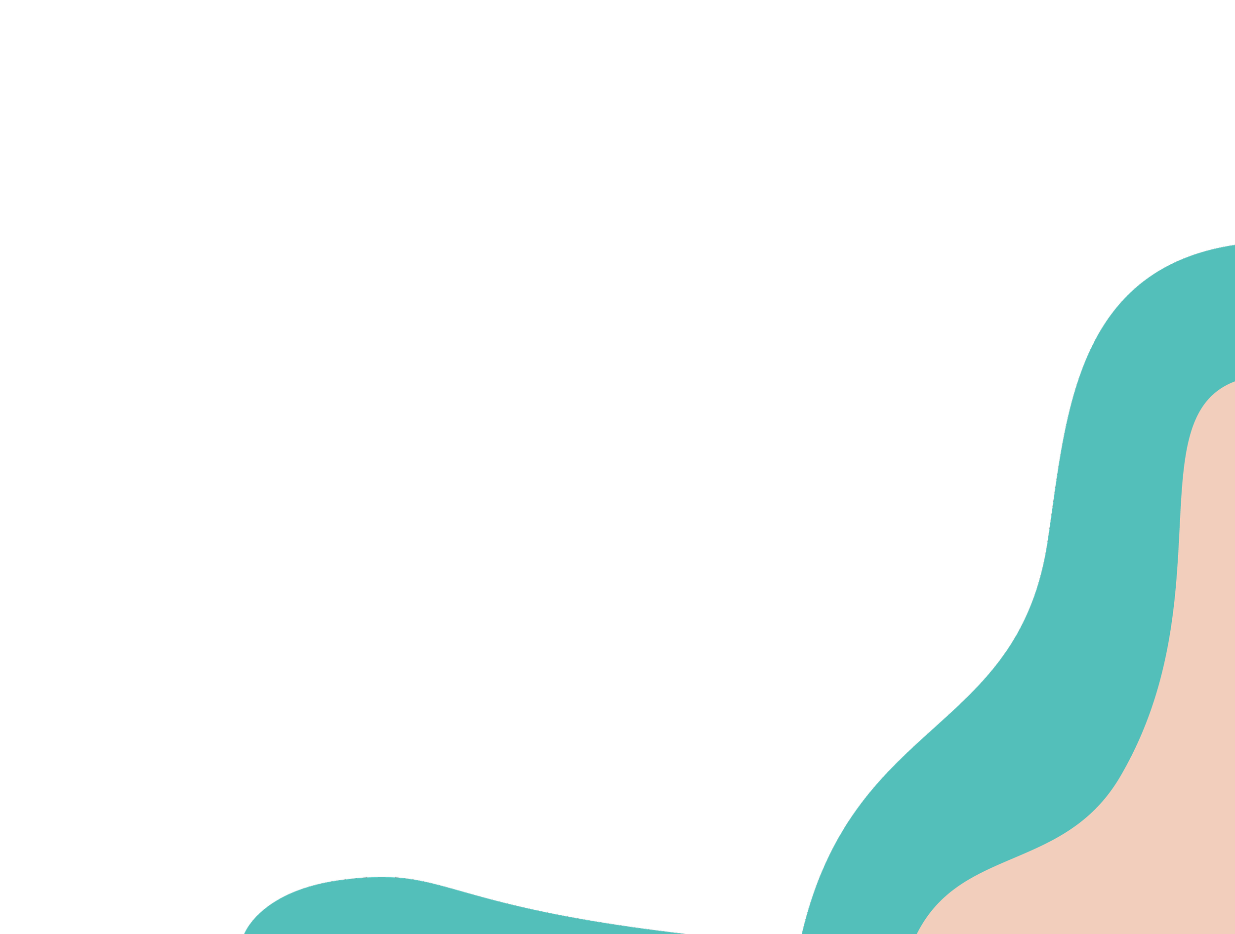Abstract colorful background with black, teal, beige, and dark blue shapes and curves.