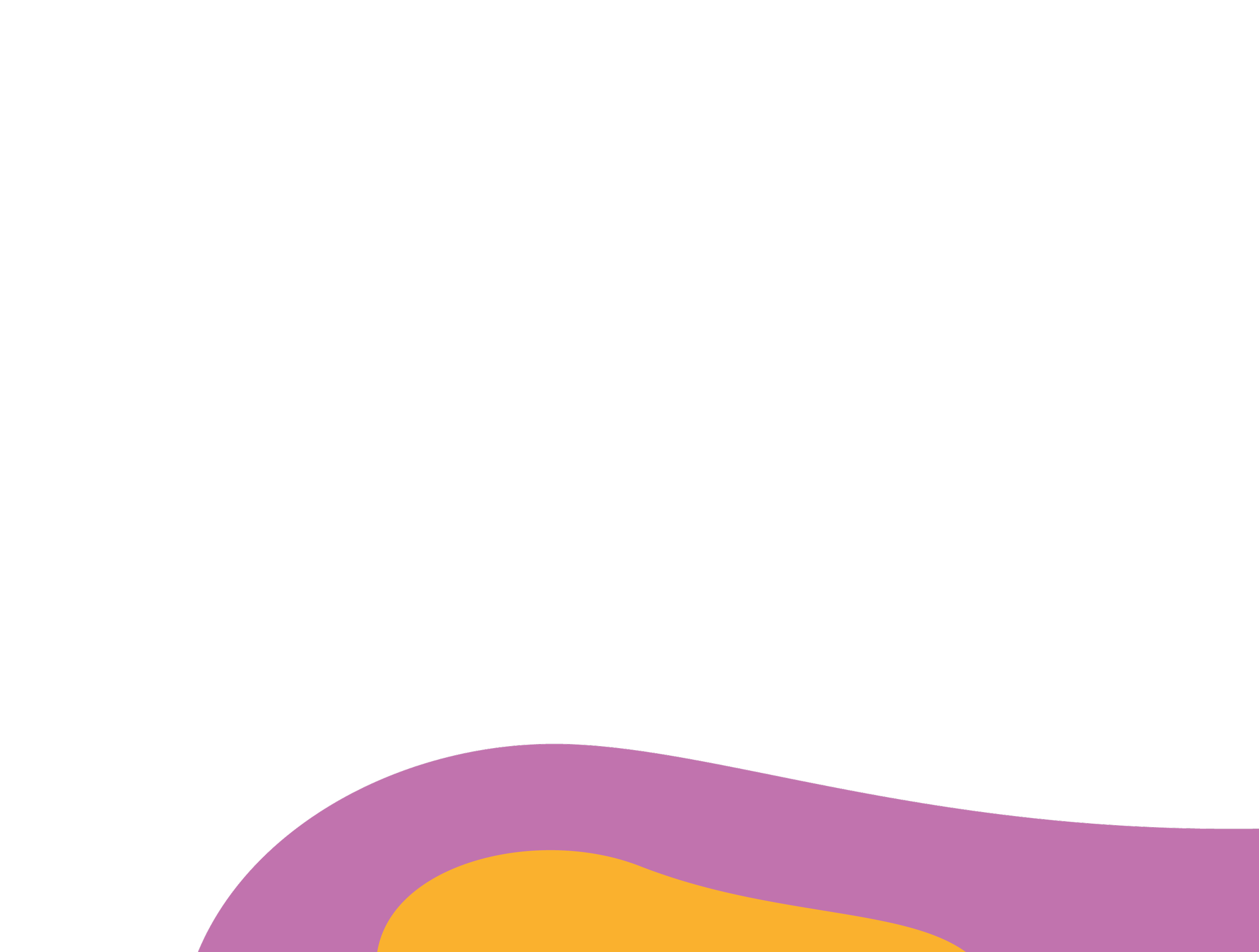 Colorful abstract background with curved shapes in purple, yellow, and pink on a black background.
