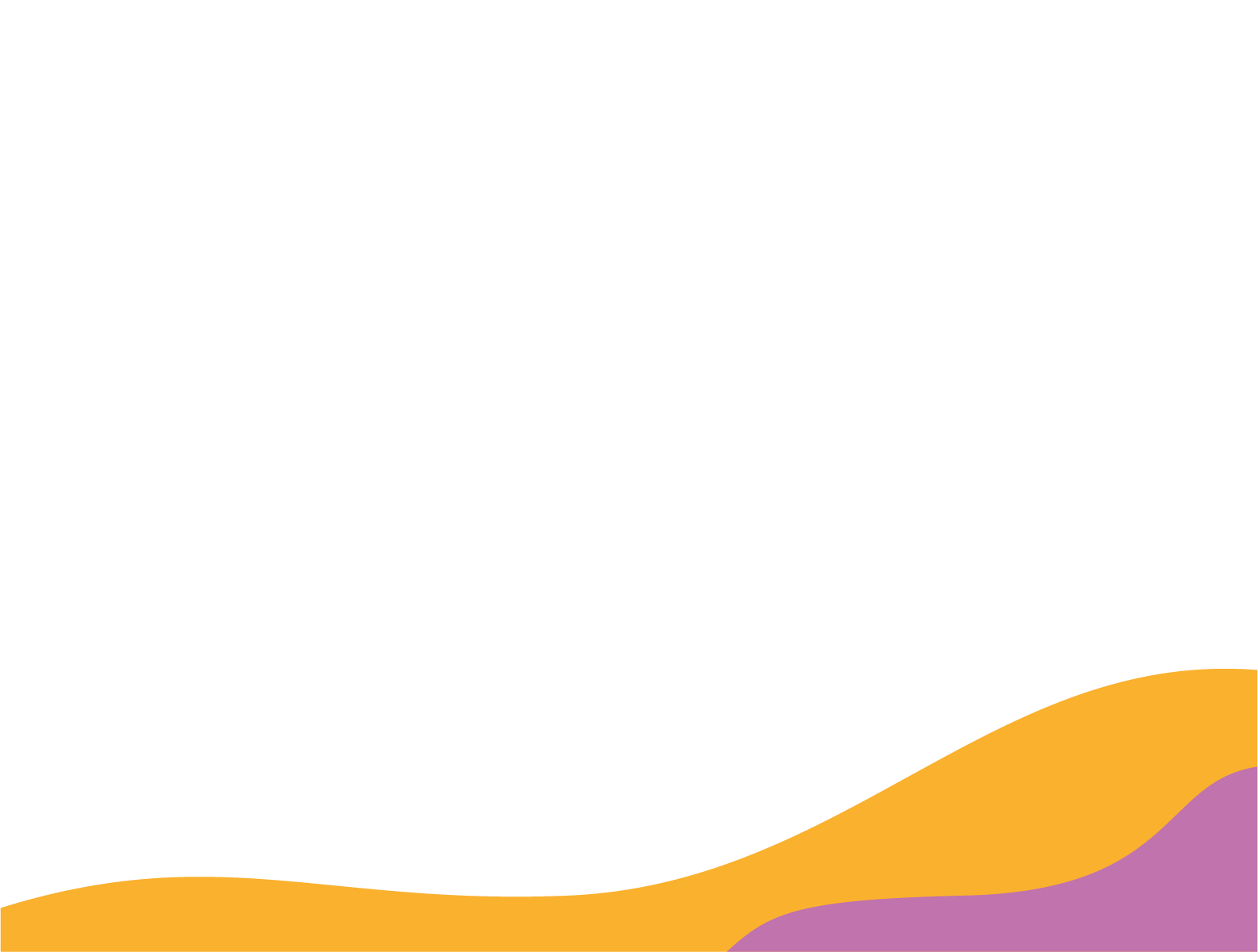Colorful abstract background with black top and purple and orange waves at the bottom.