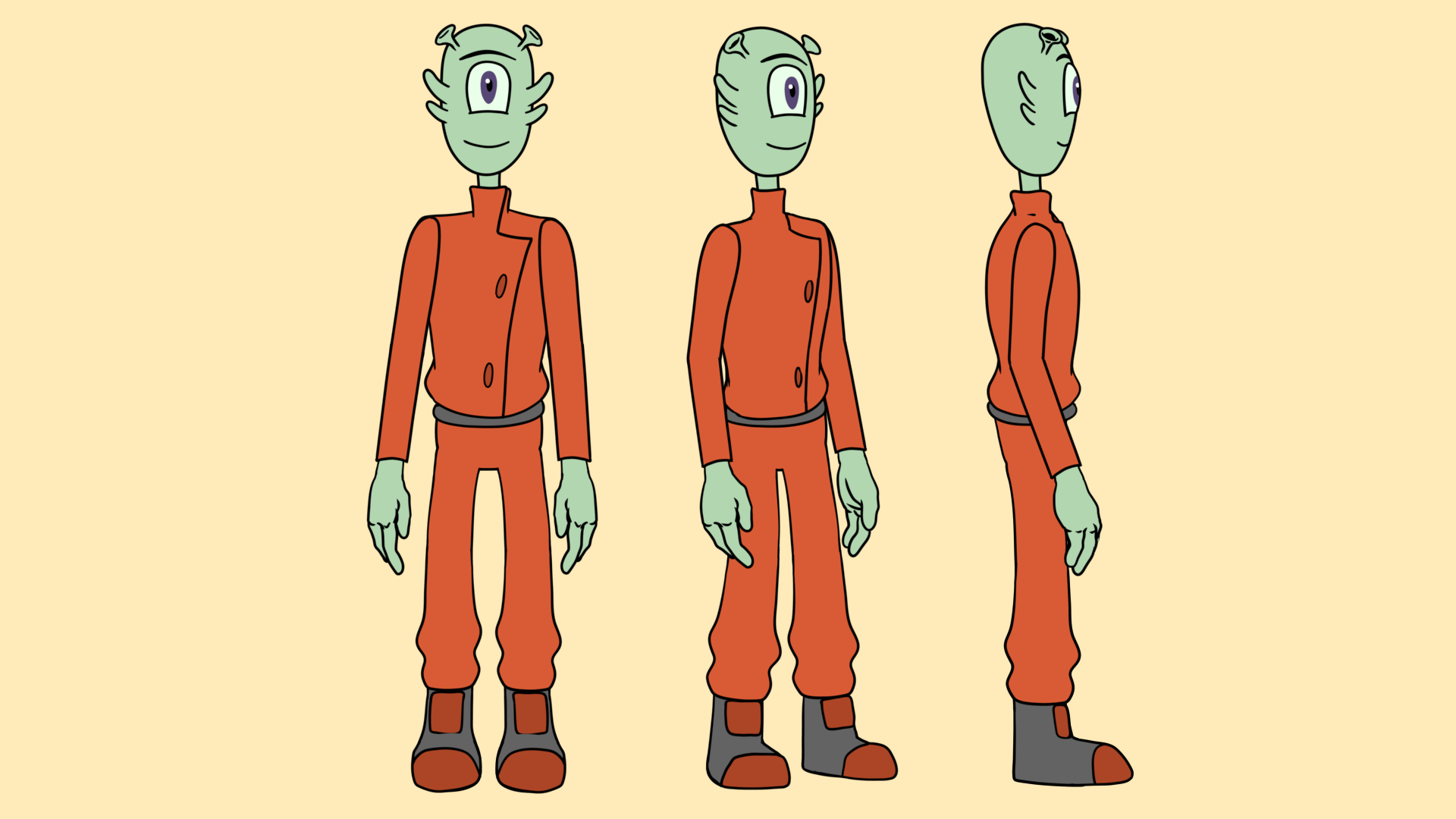 2d rigged character design 