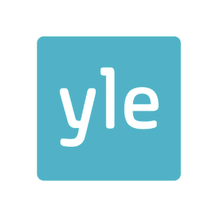 Logo with lowercase letters "yle" on a teal square background