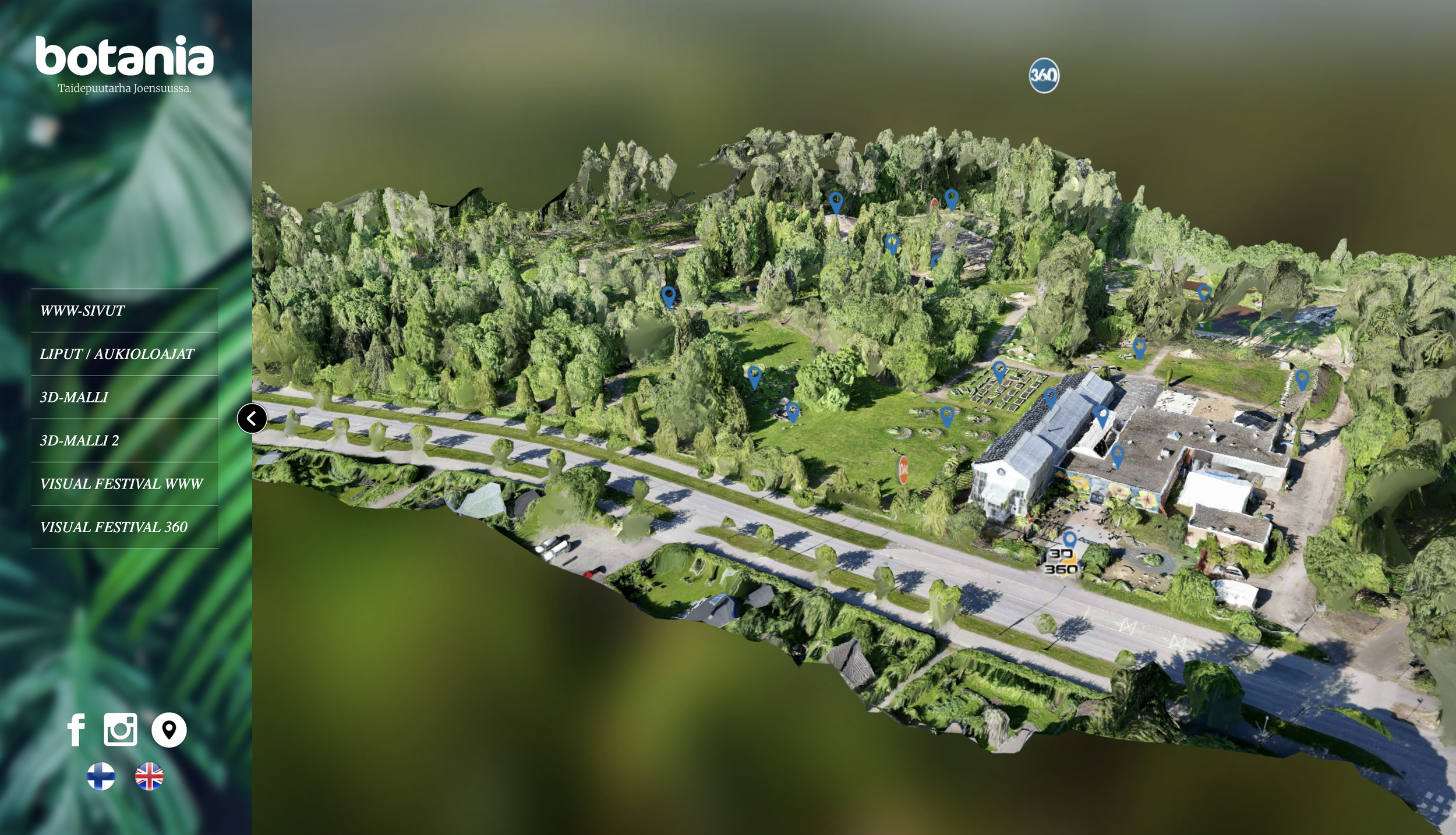 Joensuun Botania virtuaalikokonaisuus