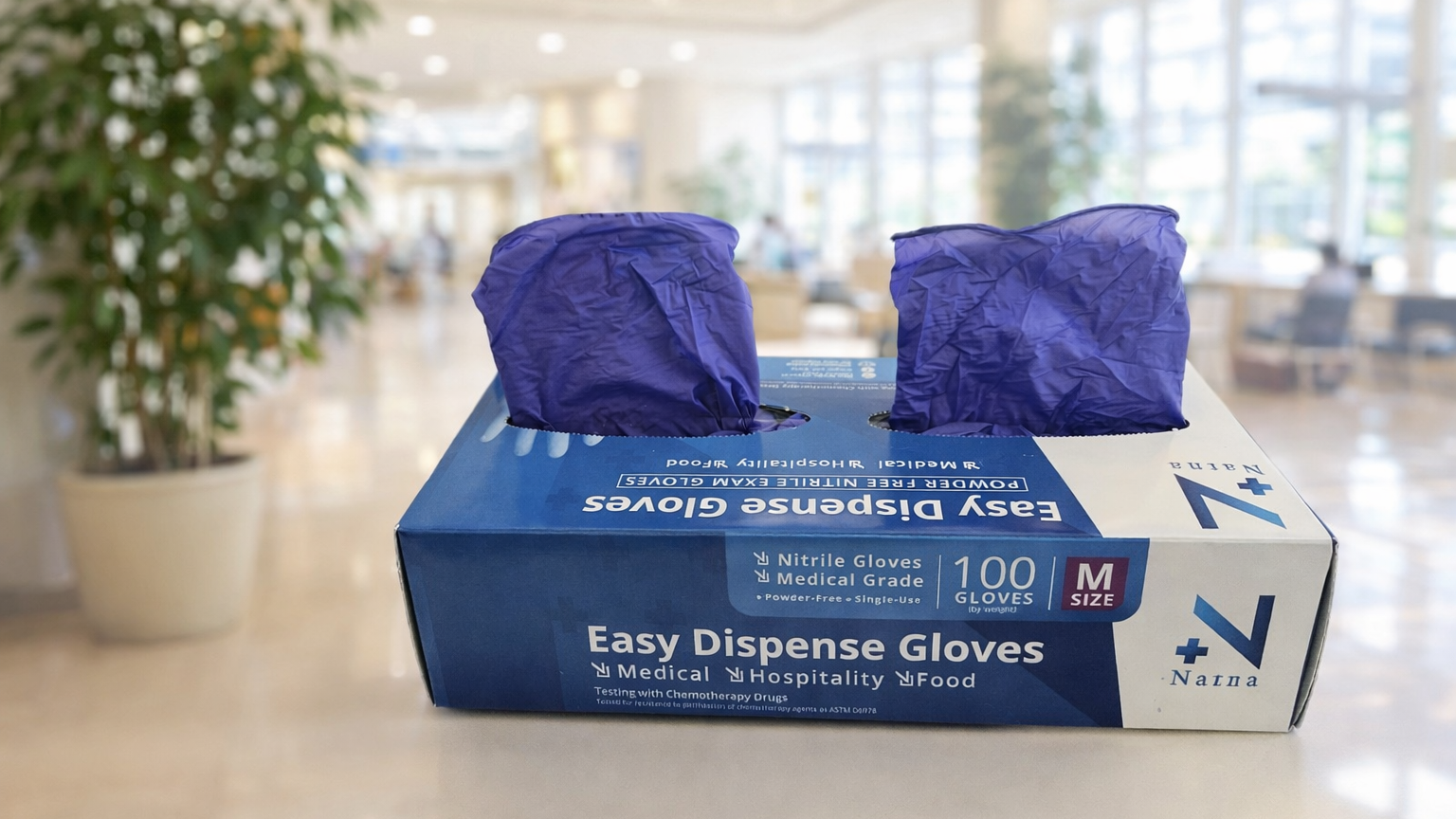 Natna Easy Dispense Nitrile 100 Gloves