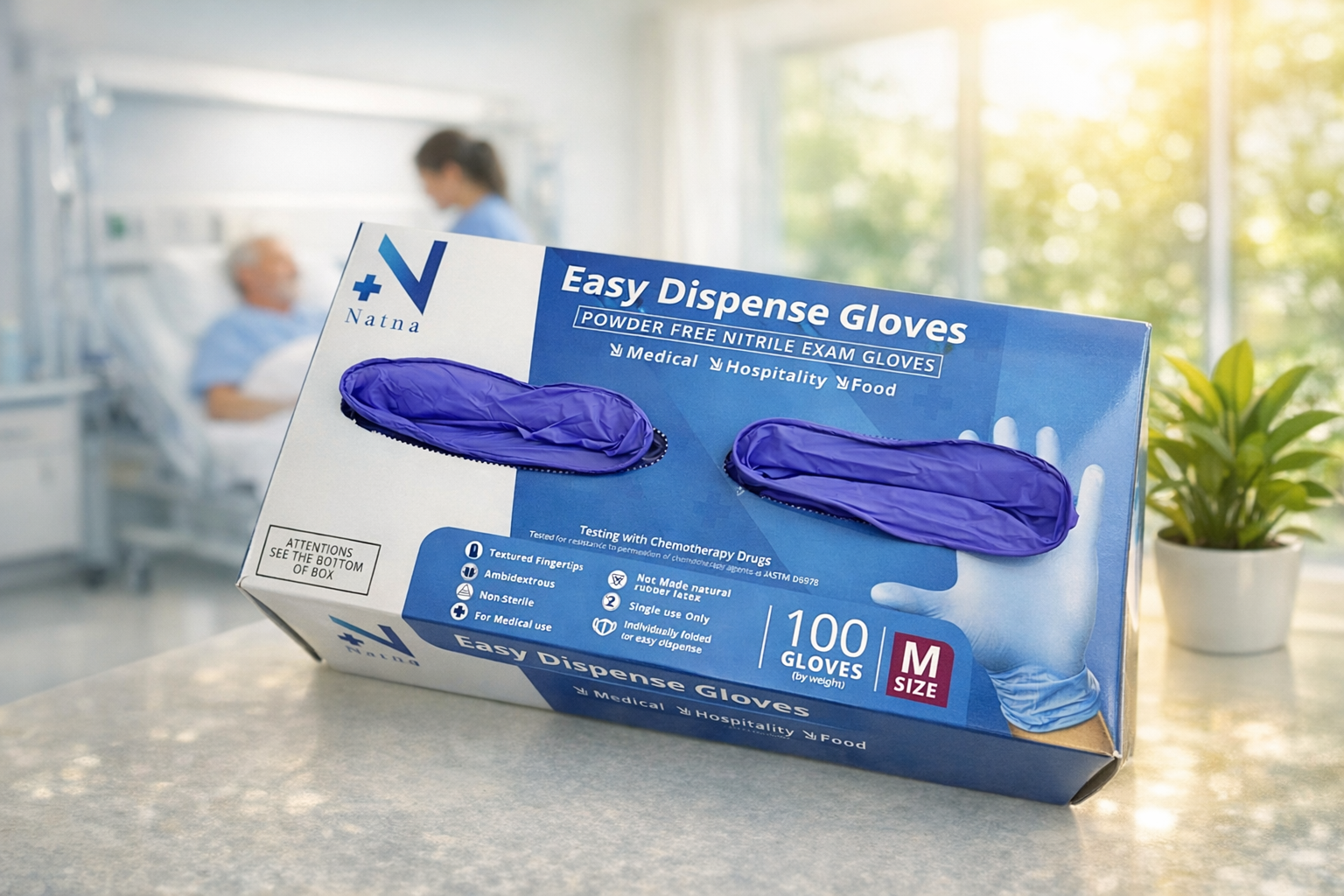 Nitrile Medical Grade gloves 100