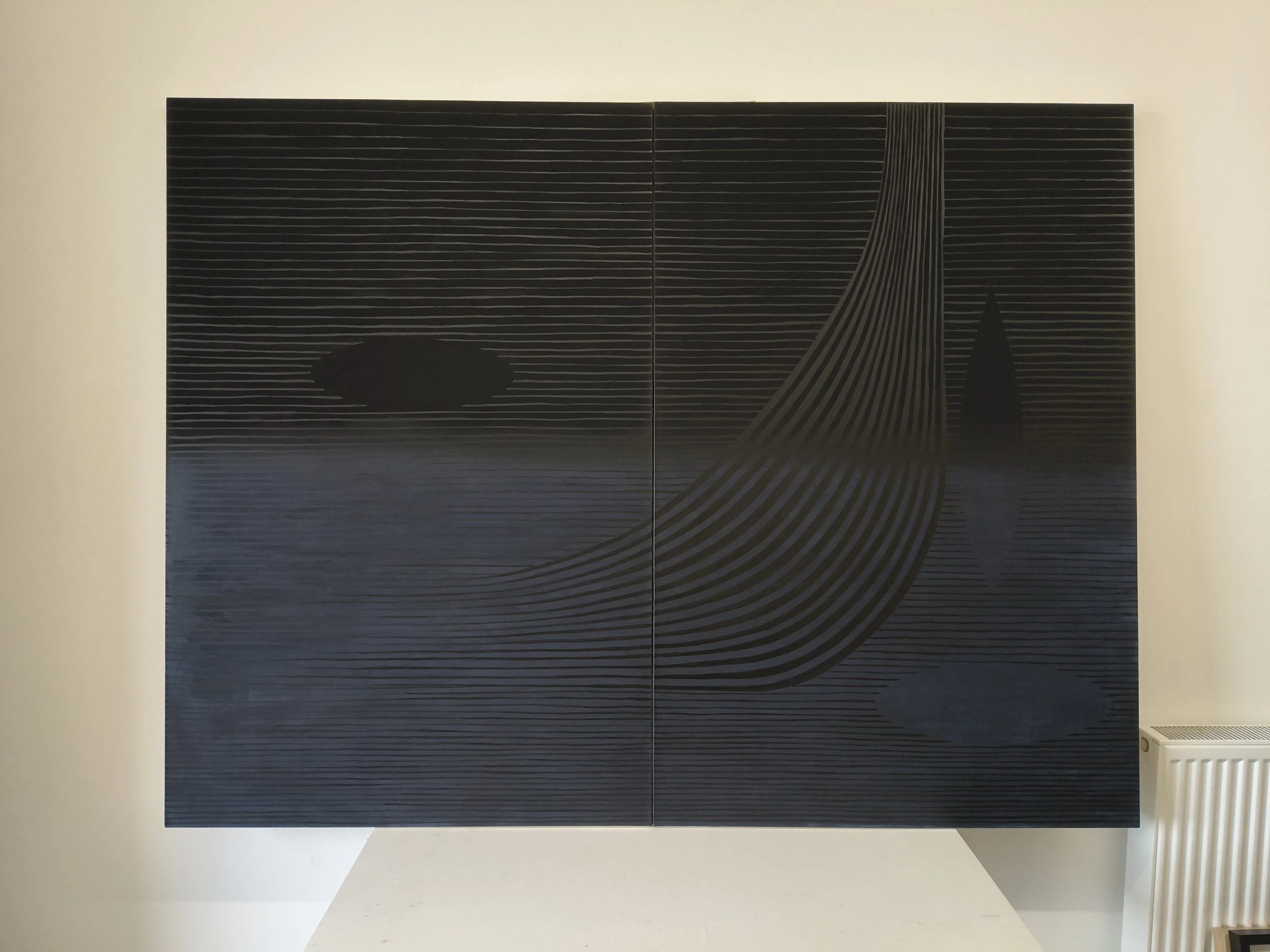 Quell Diptych, 150x200cm, 2025