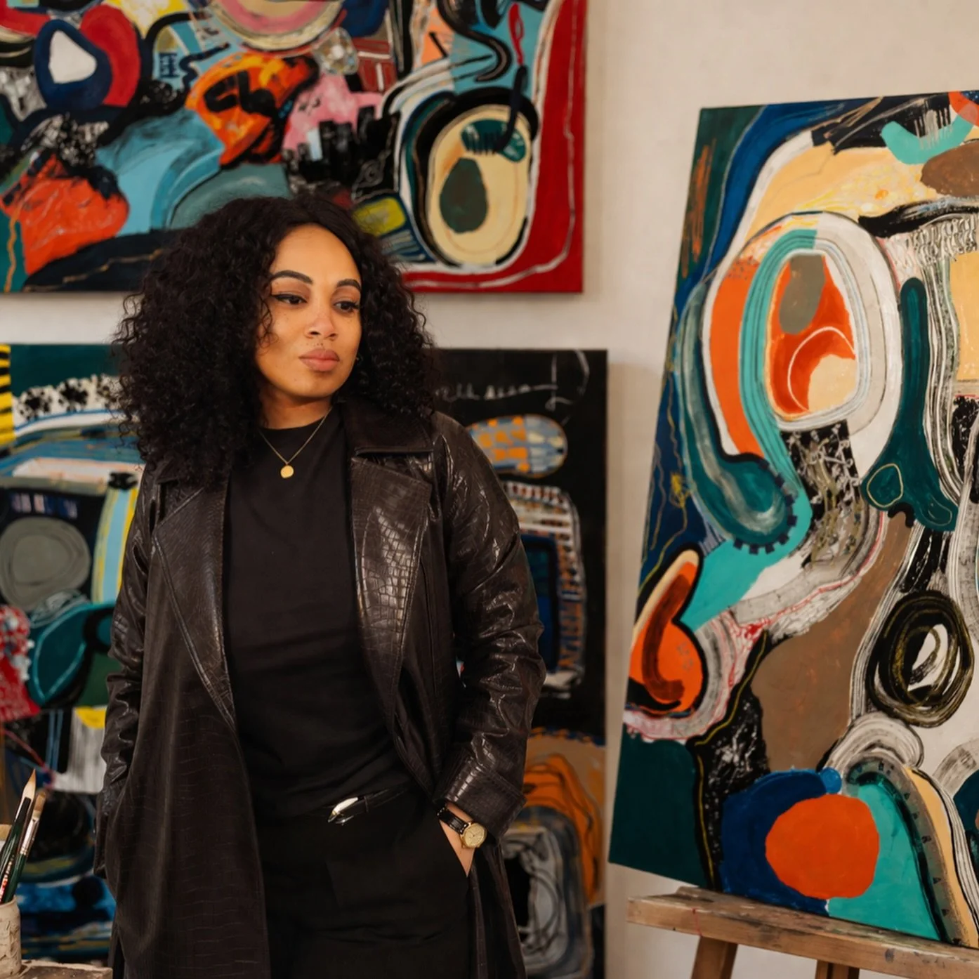Venetta Nicole is not just an artist but a storyteller, as she does not believe that there is one particular way of creating art&hellip;Her work is a reflection of different responses to existing themes, creating narratives through vibrant colors and