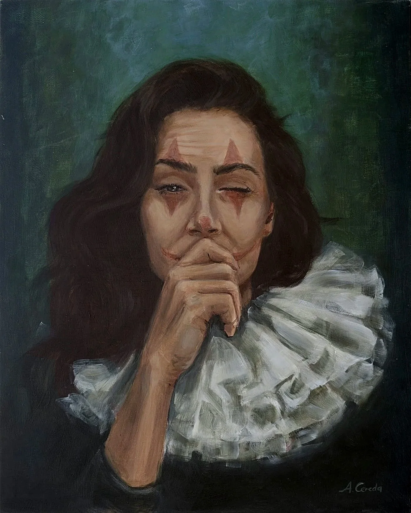 Aperture,
Acrylic on wood, Framed
50.7 x 40.5cm,
2026