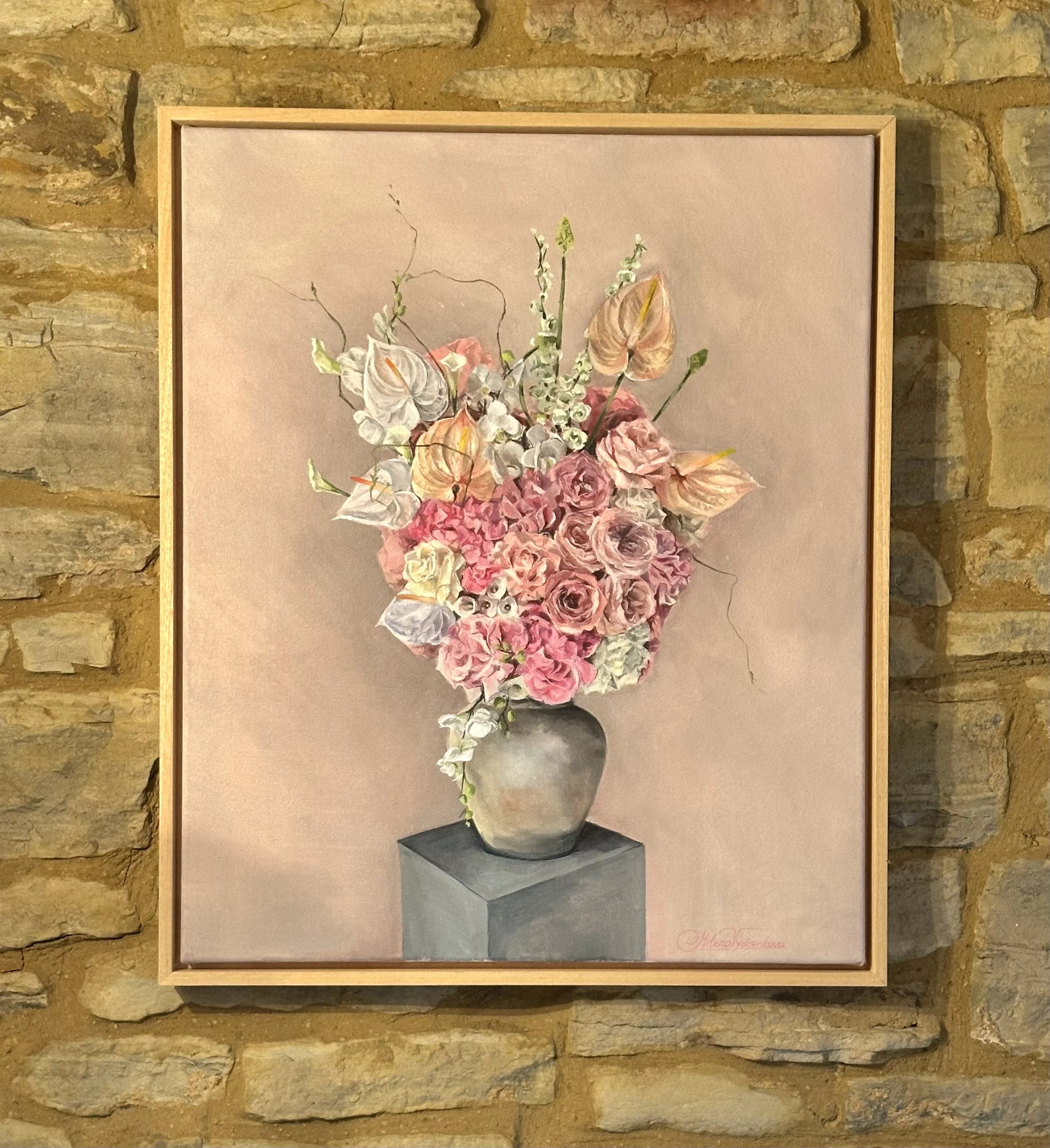 Florist's Choice, 
Acrylic on canvas, 
50x60cm,
2026