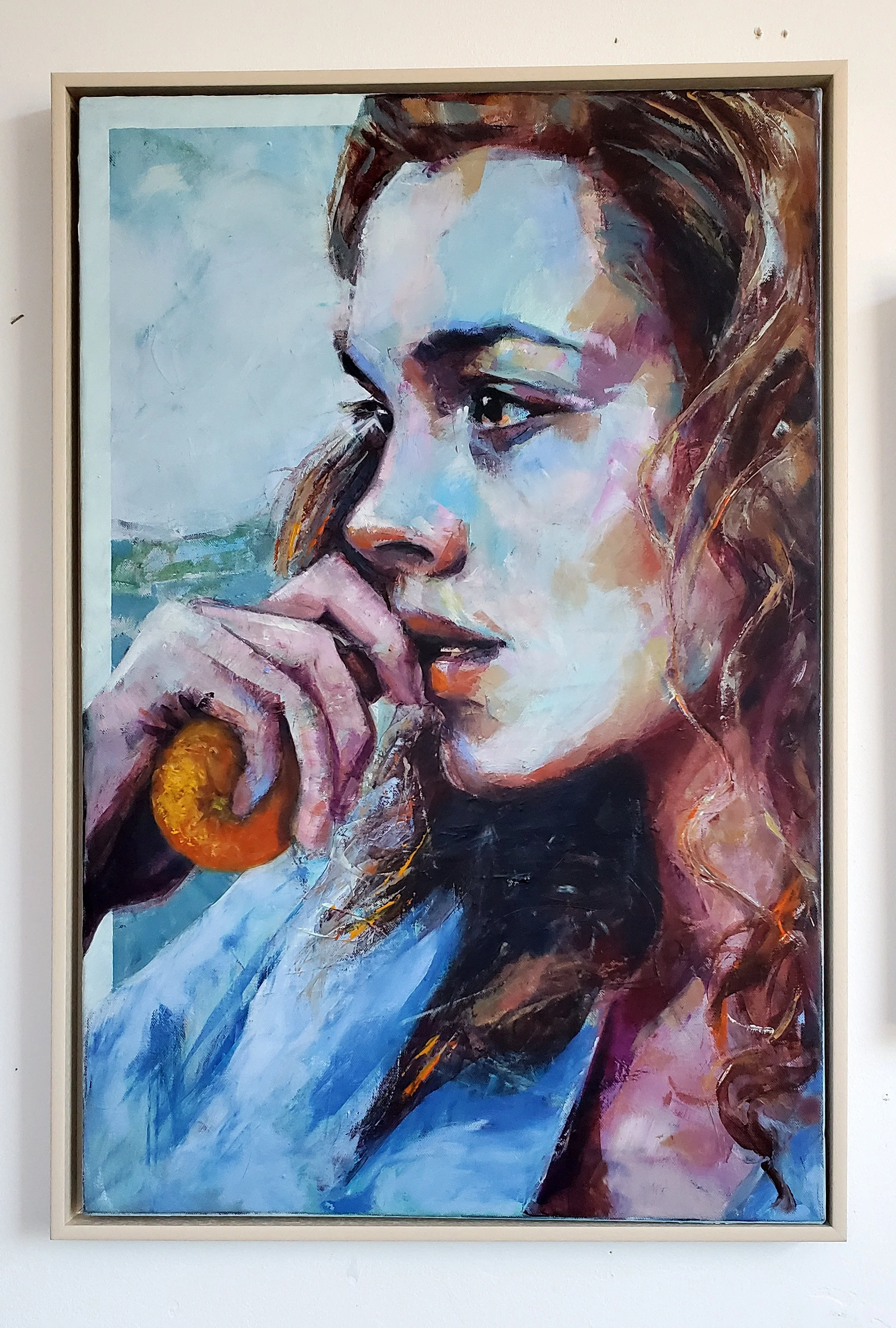 Beyond Her Wildest Imaginings oil on canvas 76 x 51 cm 2025