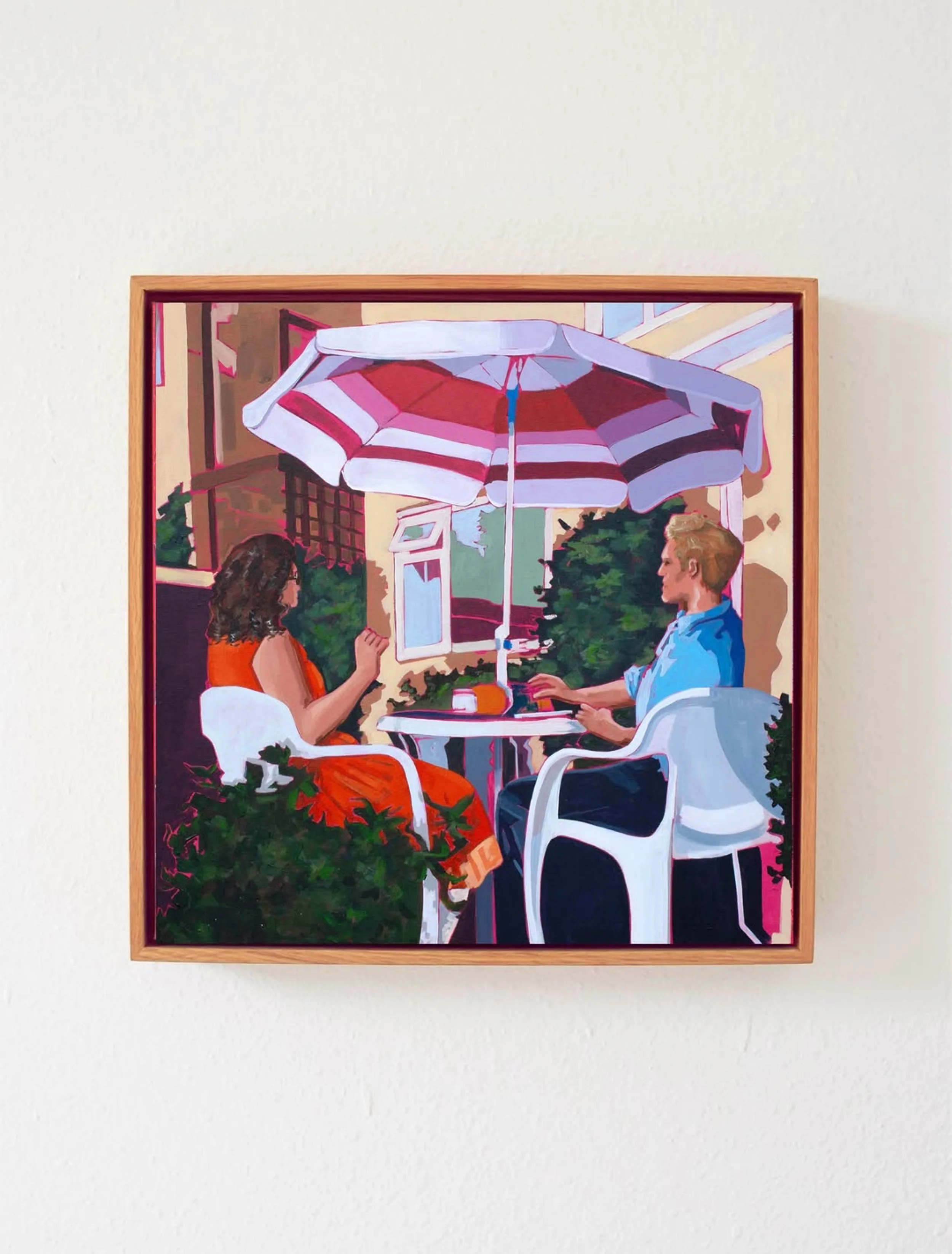 Untitled Garden Scene, 2026, 70 x 70cm, framed
